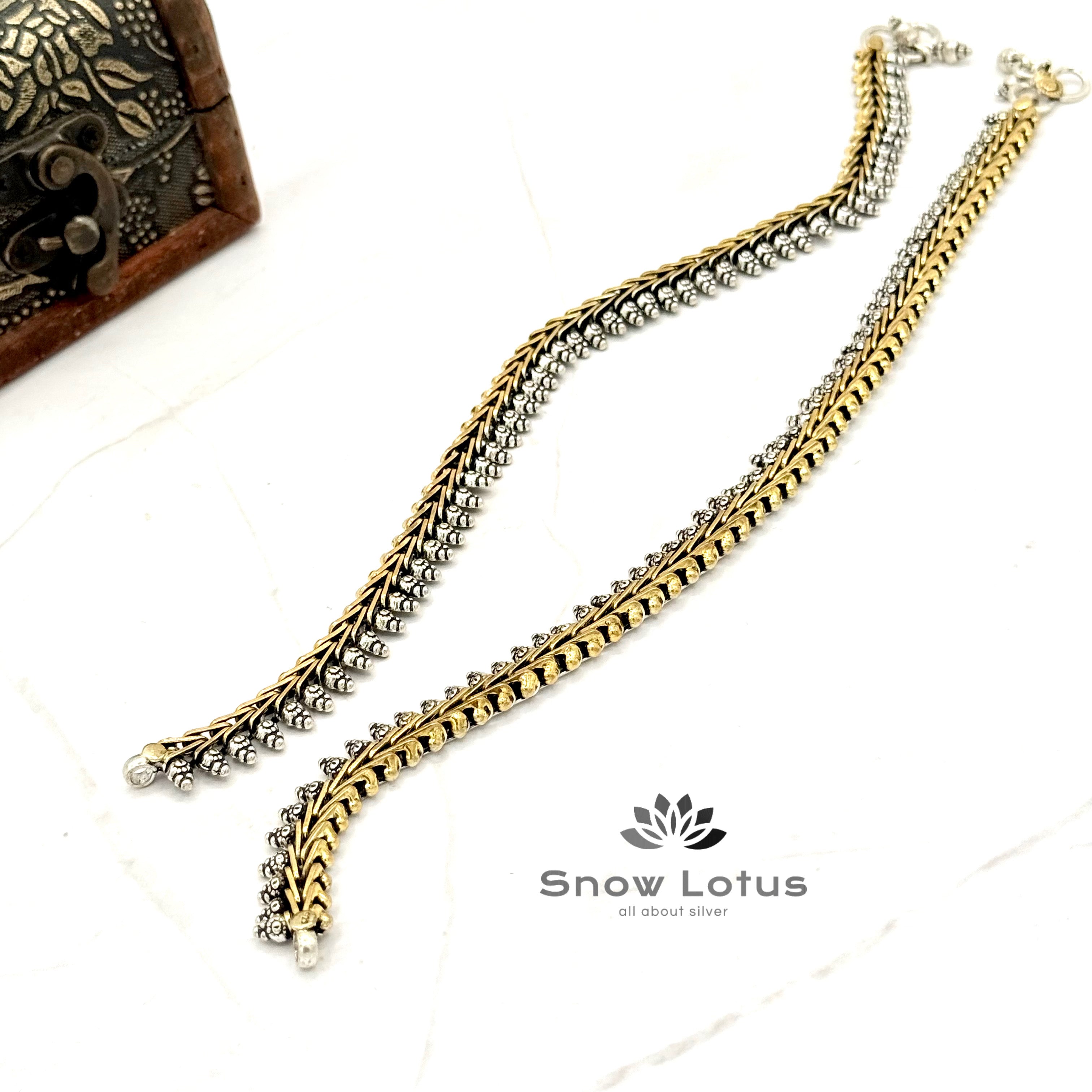 Beautiful Dual Tone Anklet