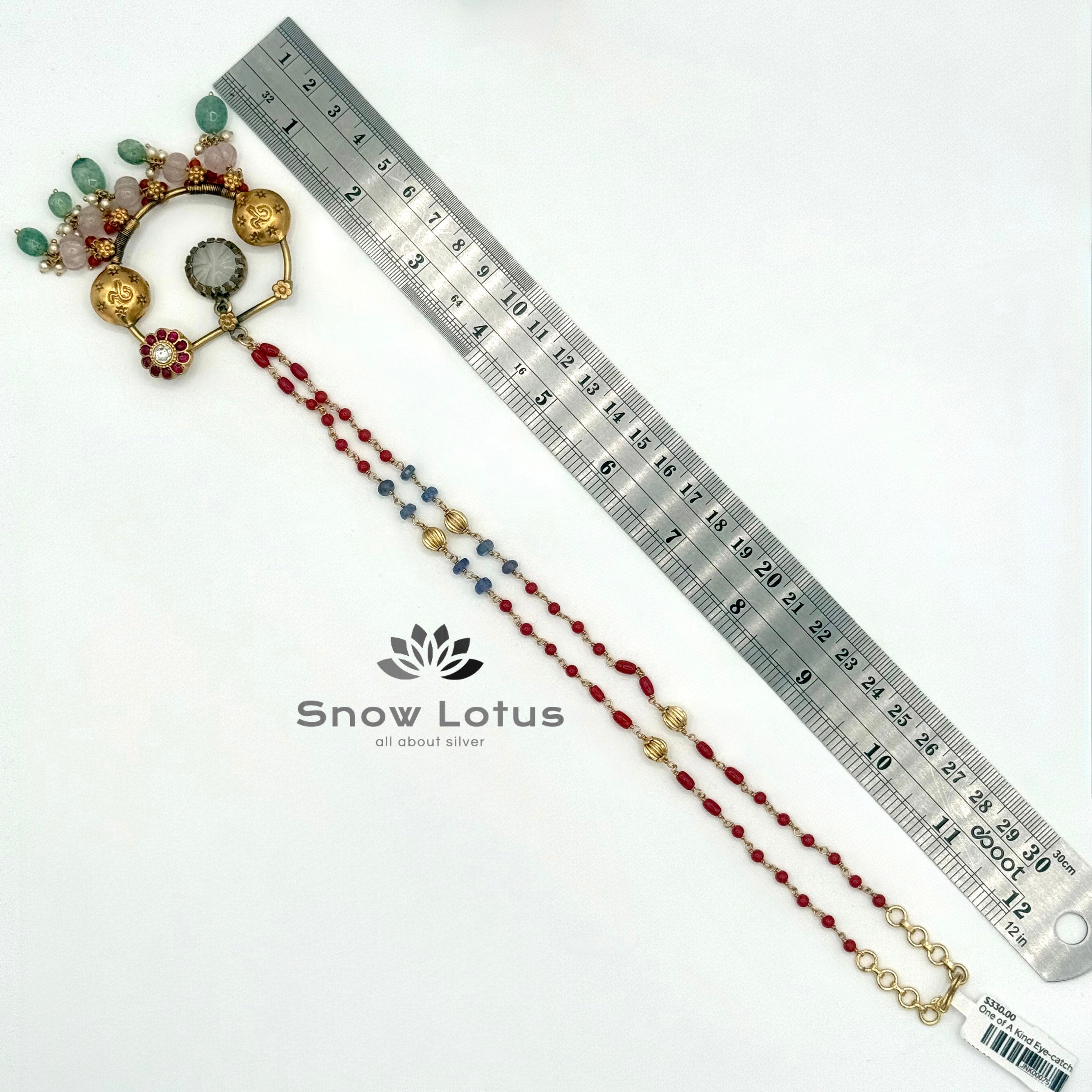 One of A Kind Eye-catching Coral Neckpiece