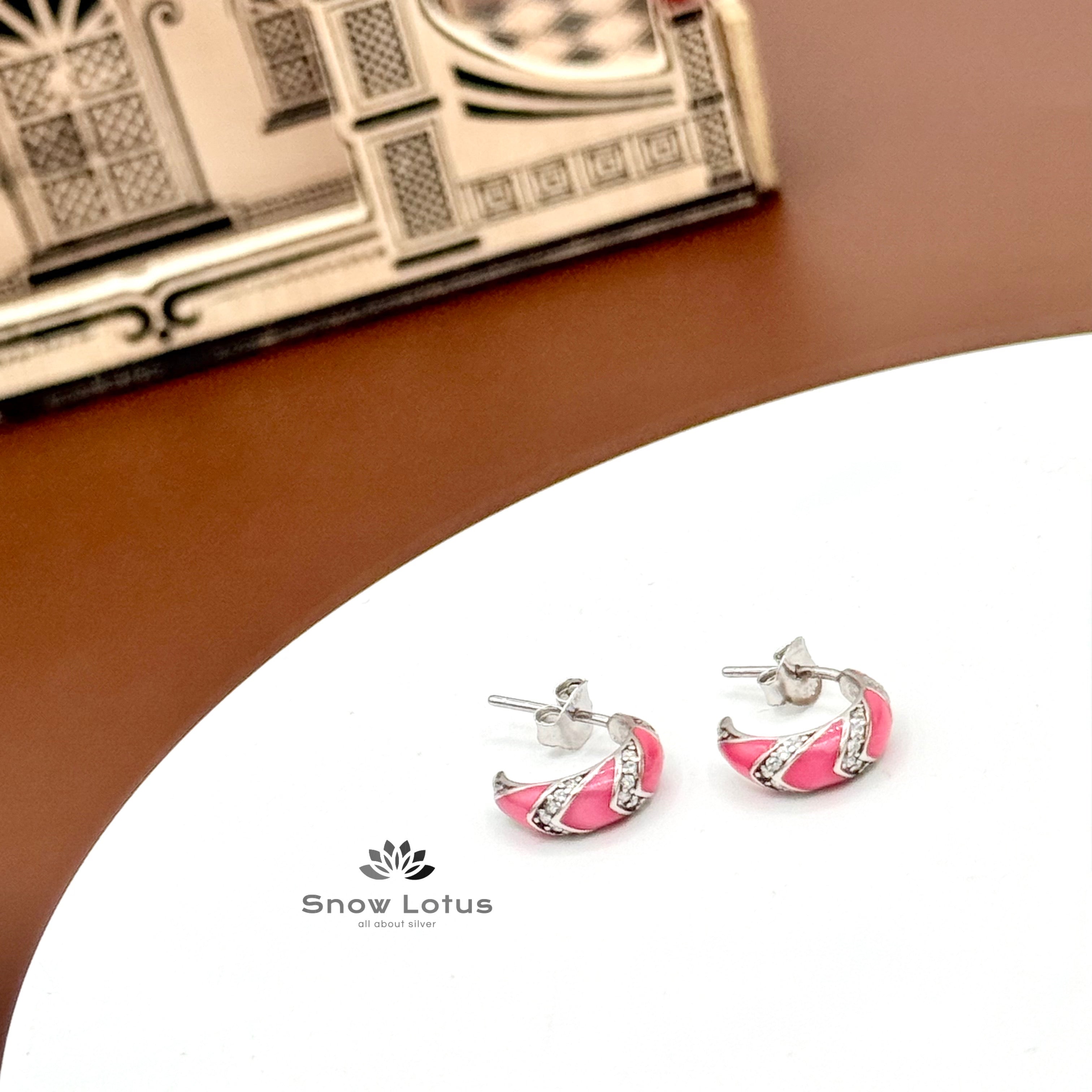 Cutesy CZ Studs pink