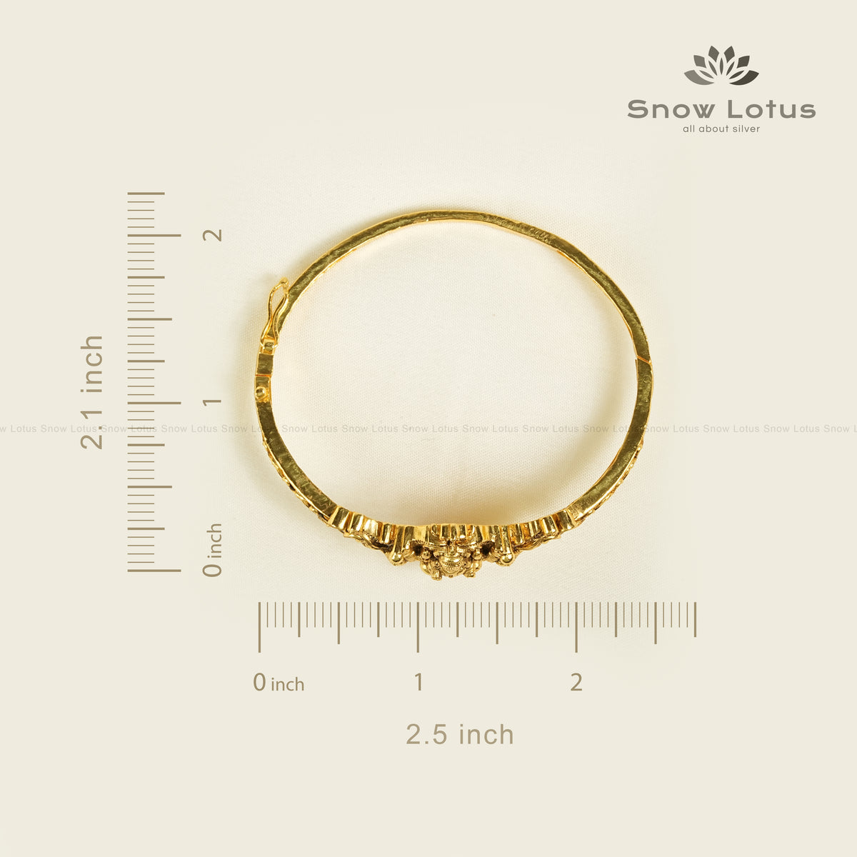 Heritage Lakshmi Antique Oval Kada Bracelet