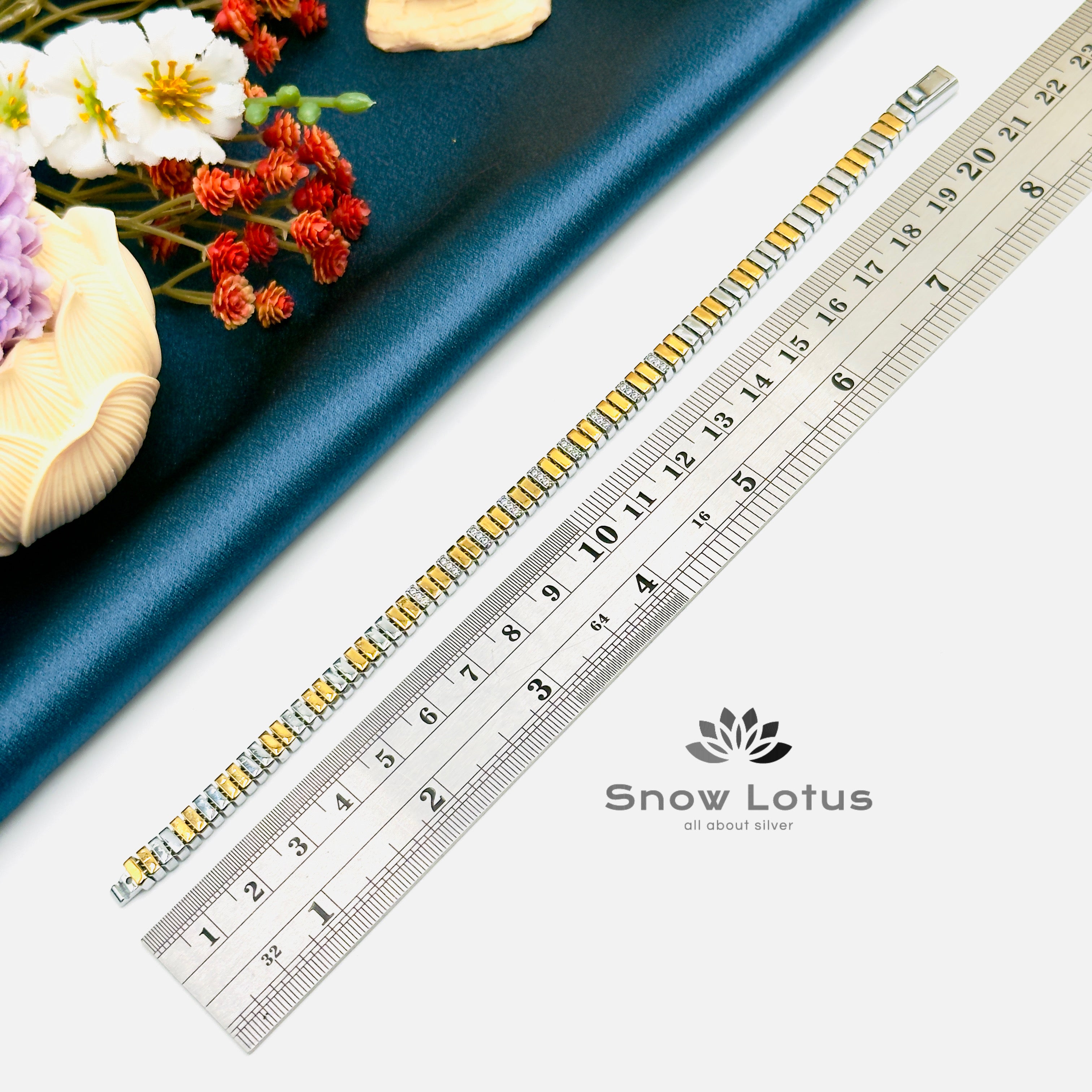 Gold Tone Mens Bracelet M1