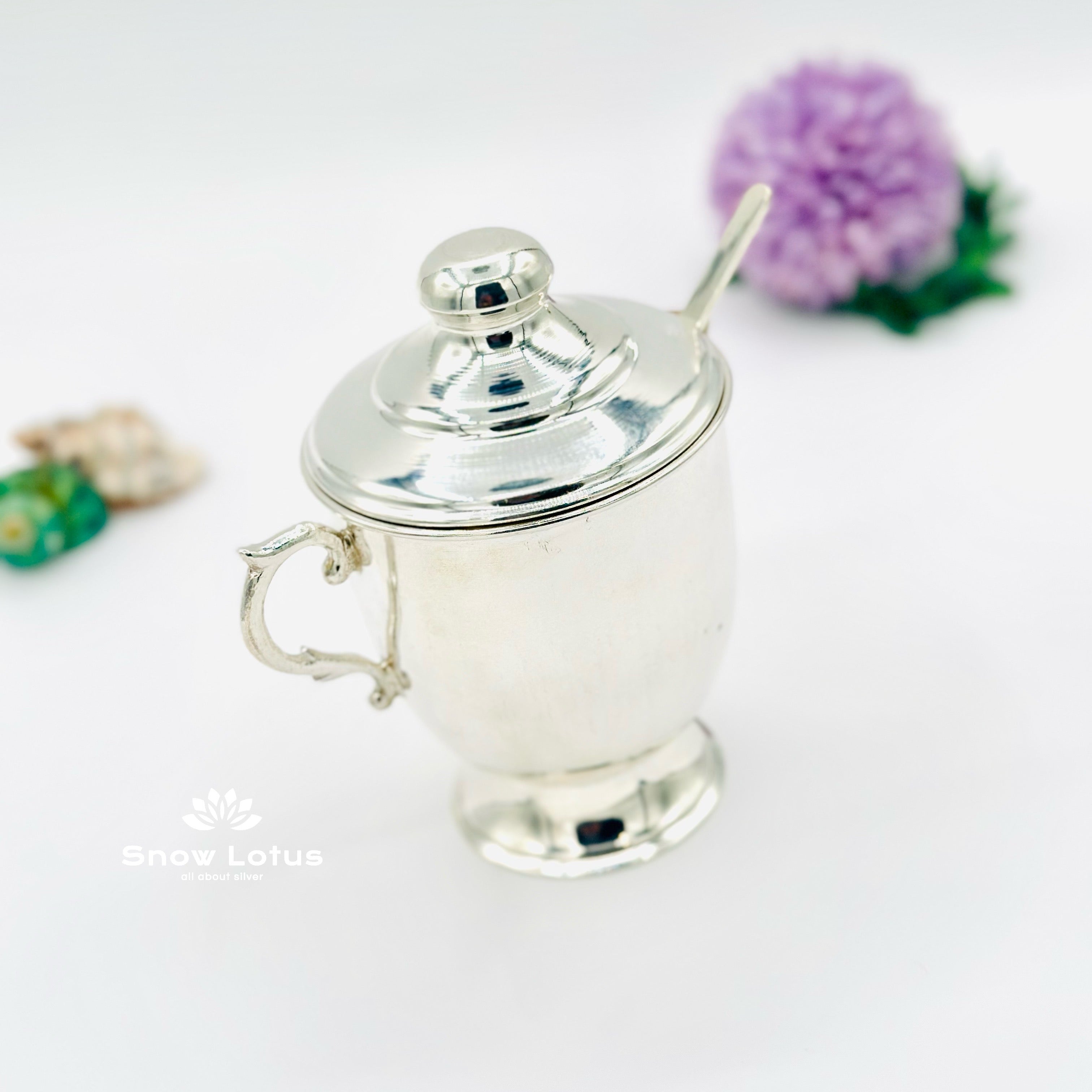 Ghee Pot with Spoon M1