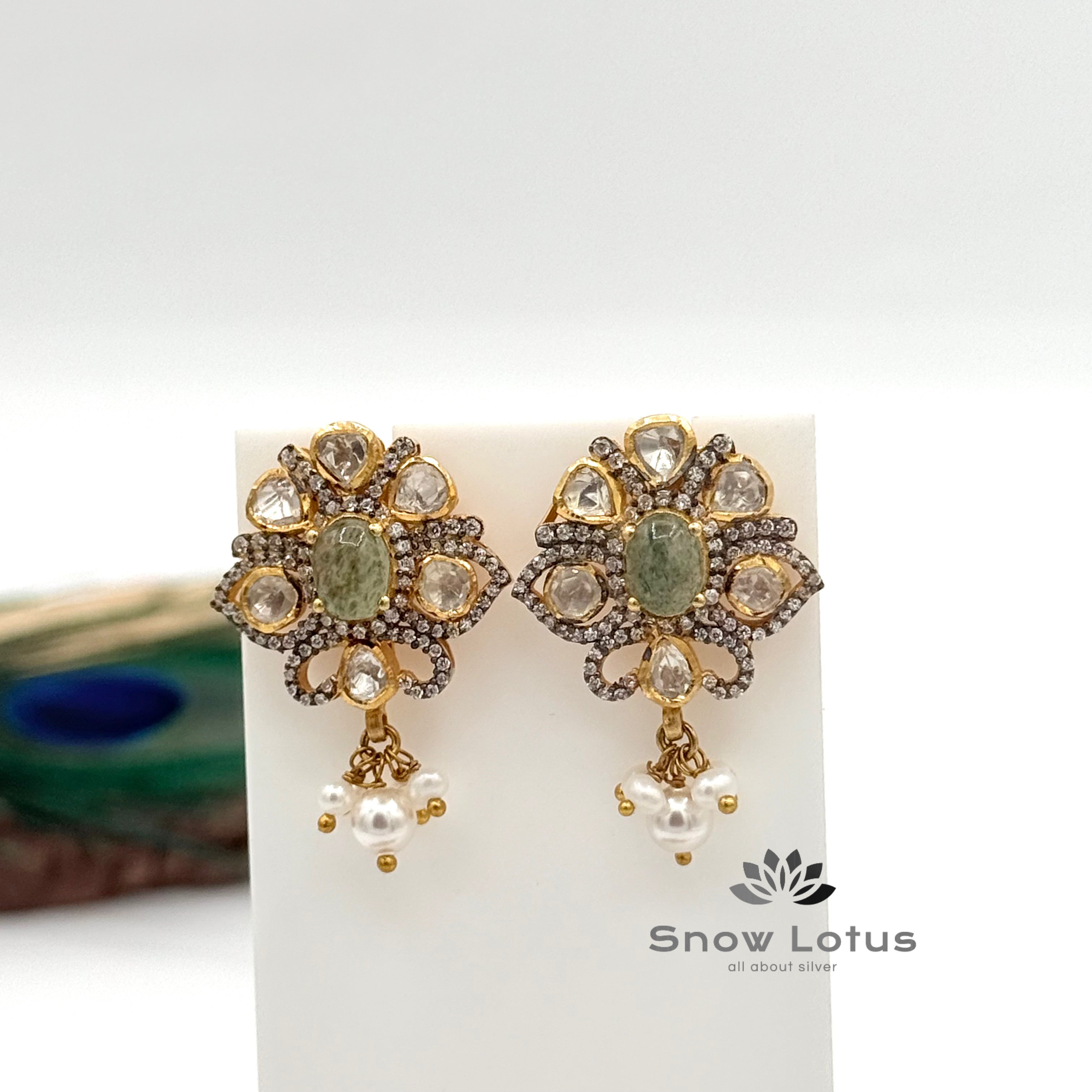 Mint Green Chocker with earrings