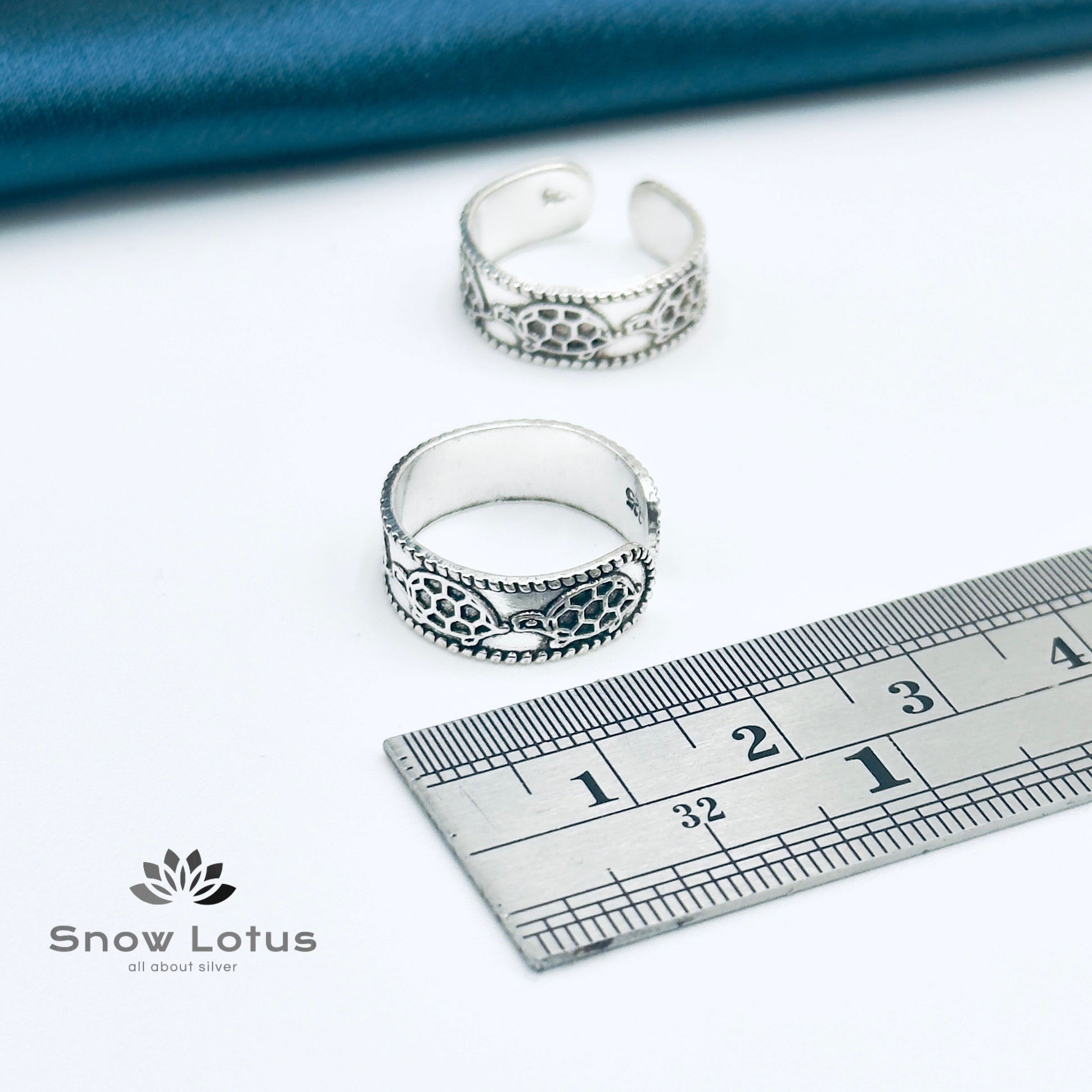 Toe Rings Antique Plain M15