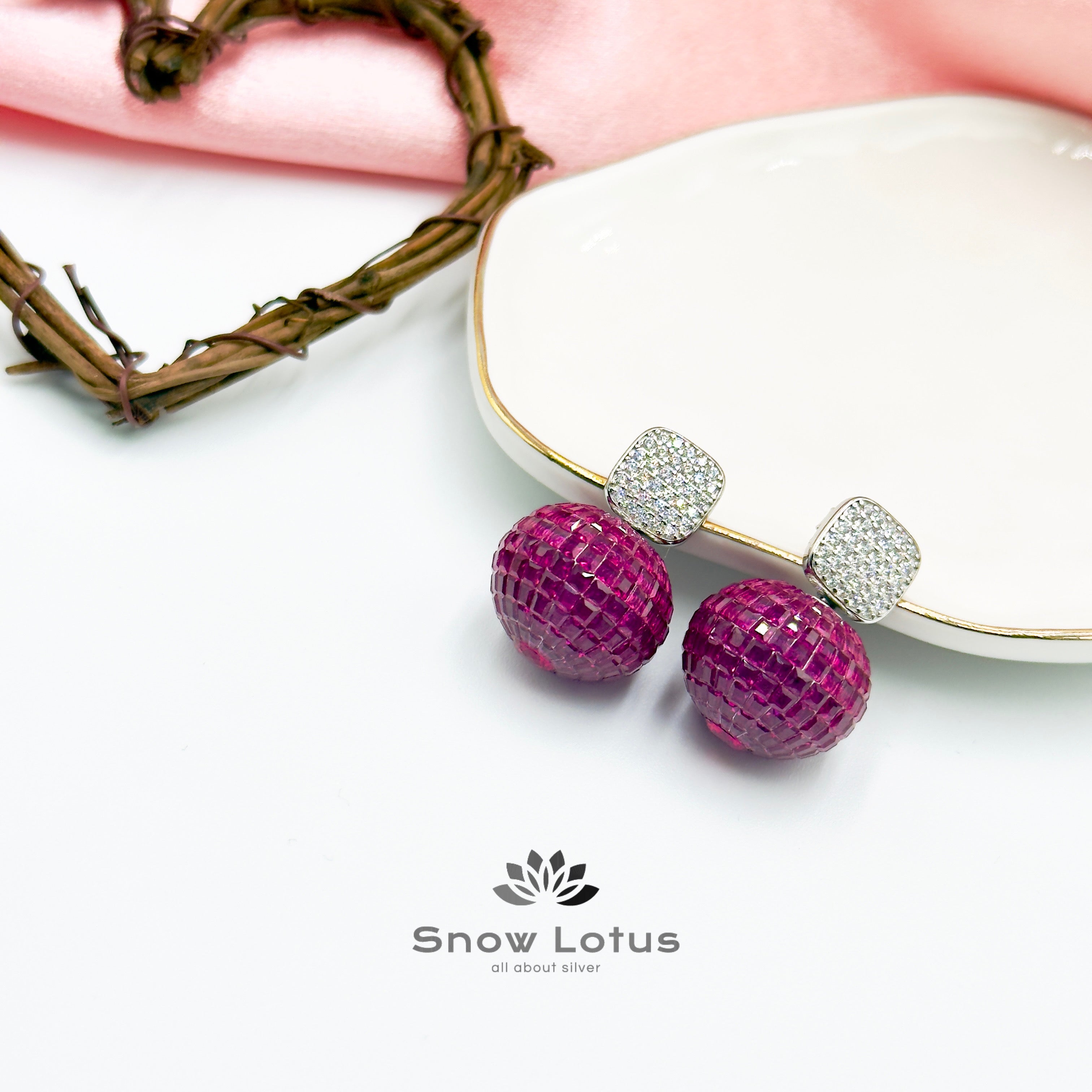 Crystal Orbit Earrings