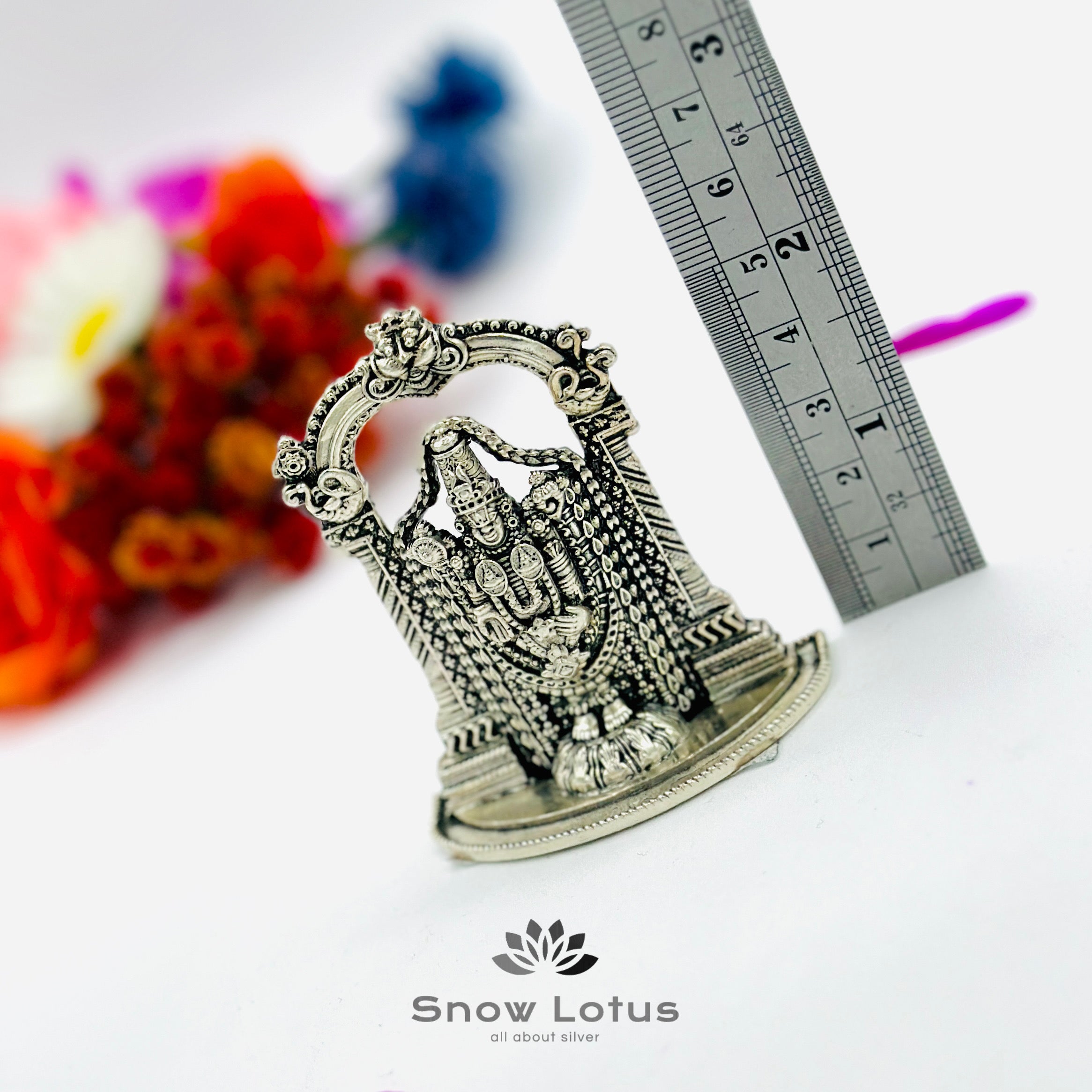 Venkateswara Swamy silver solid 3D