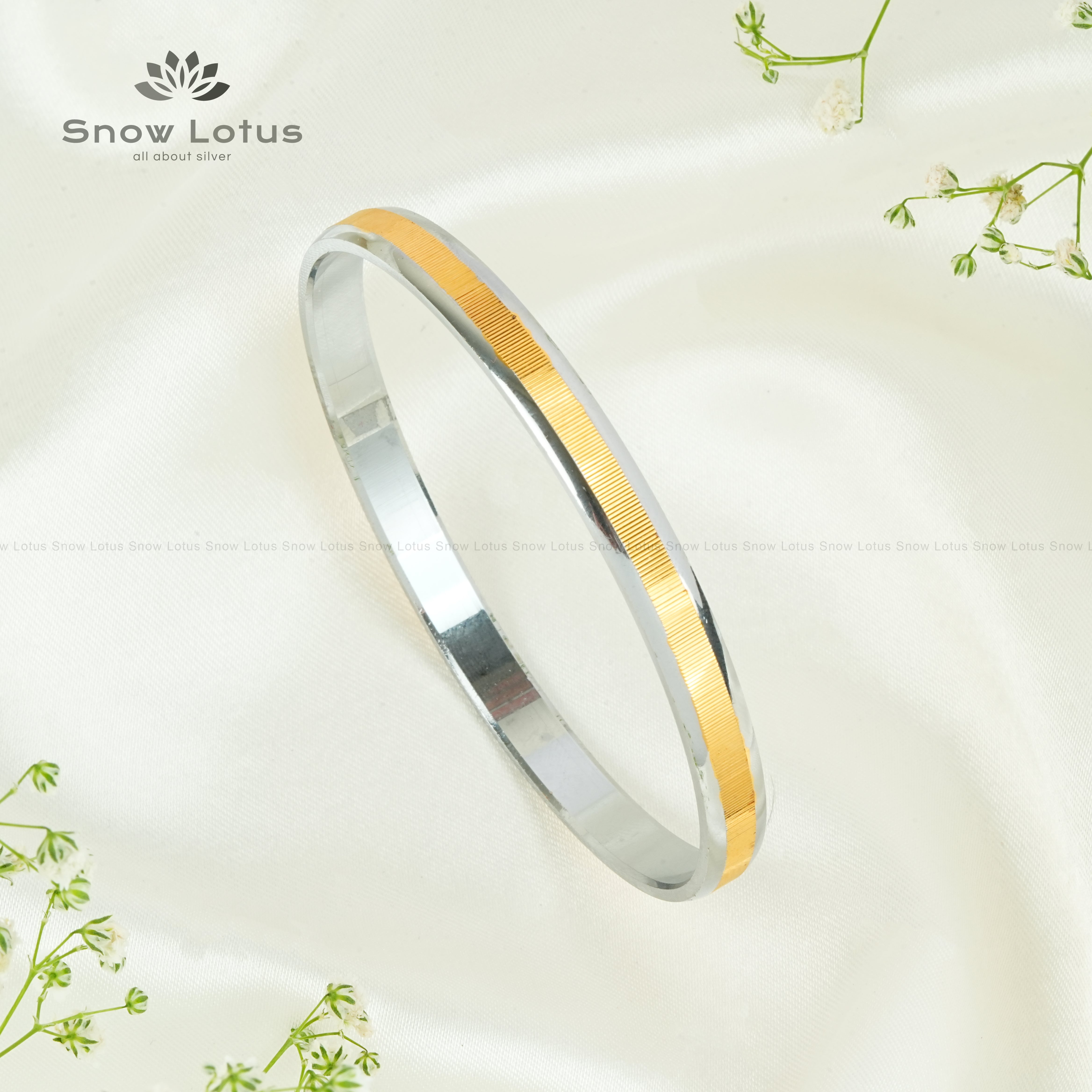 Dual Tone Single Men's Kada 2.10