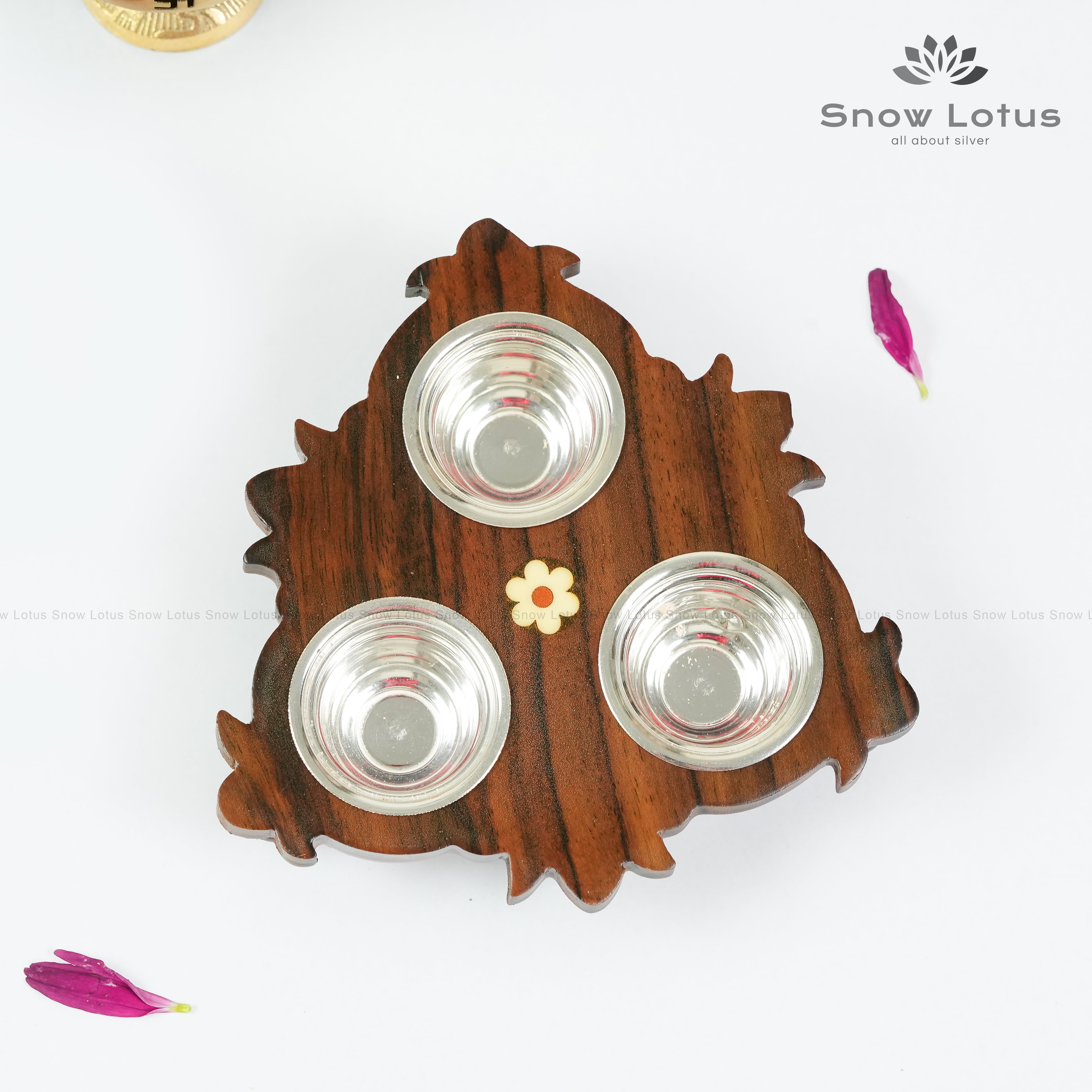3 Cup Wooden Panchapali