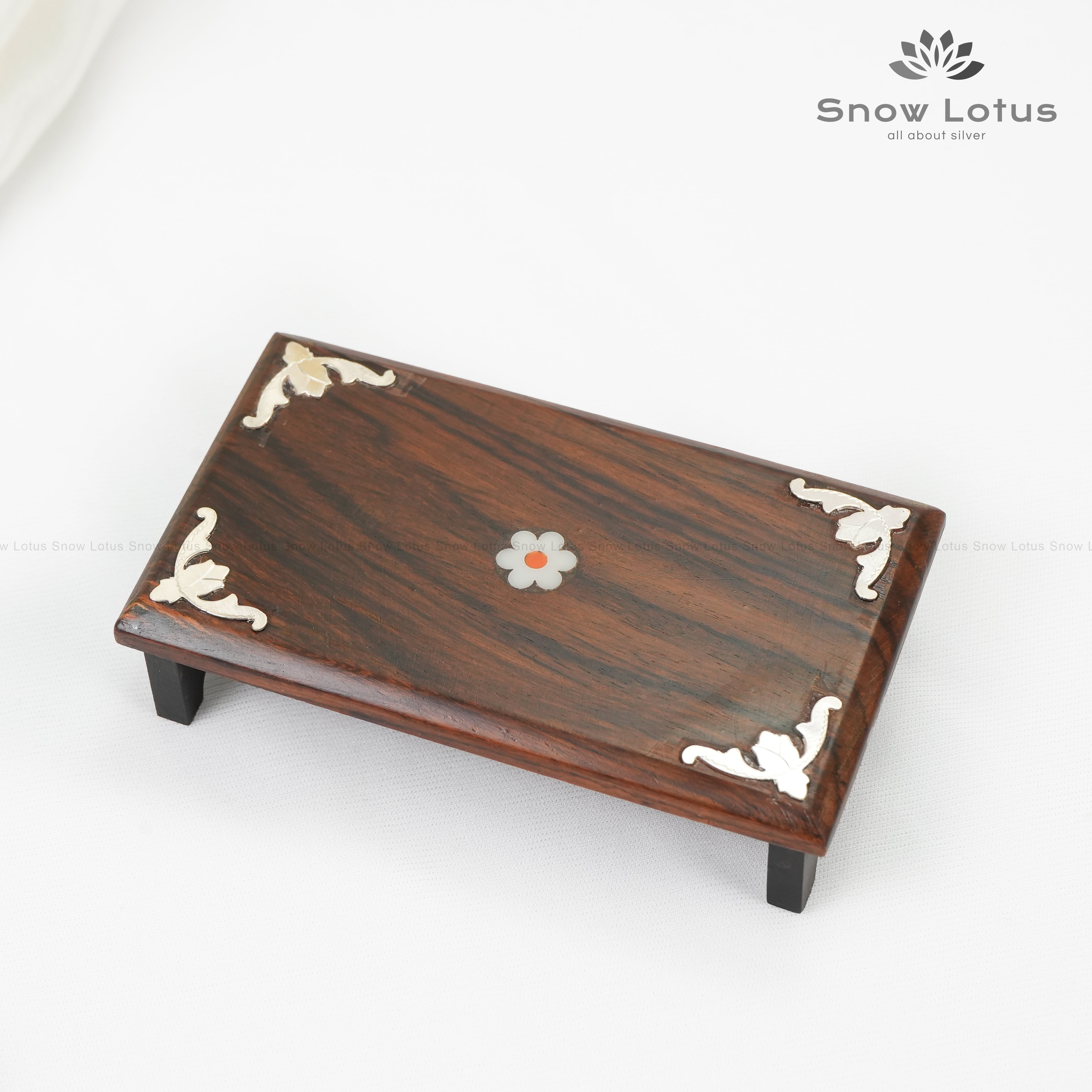 3 gms 3*5 Rose Wood Peetam