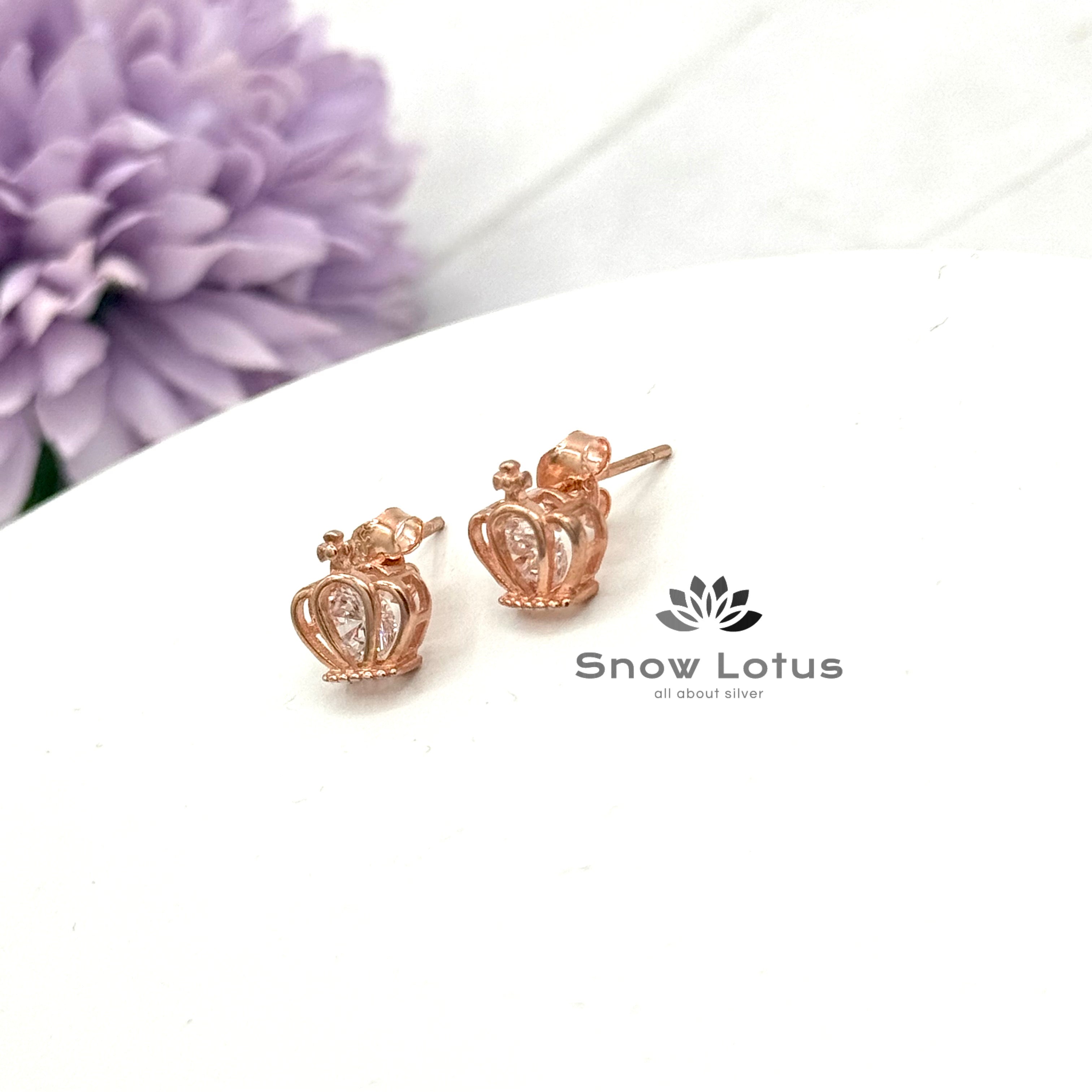 Princess Crown Studs