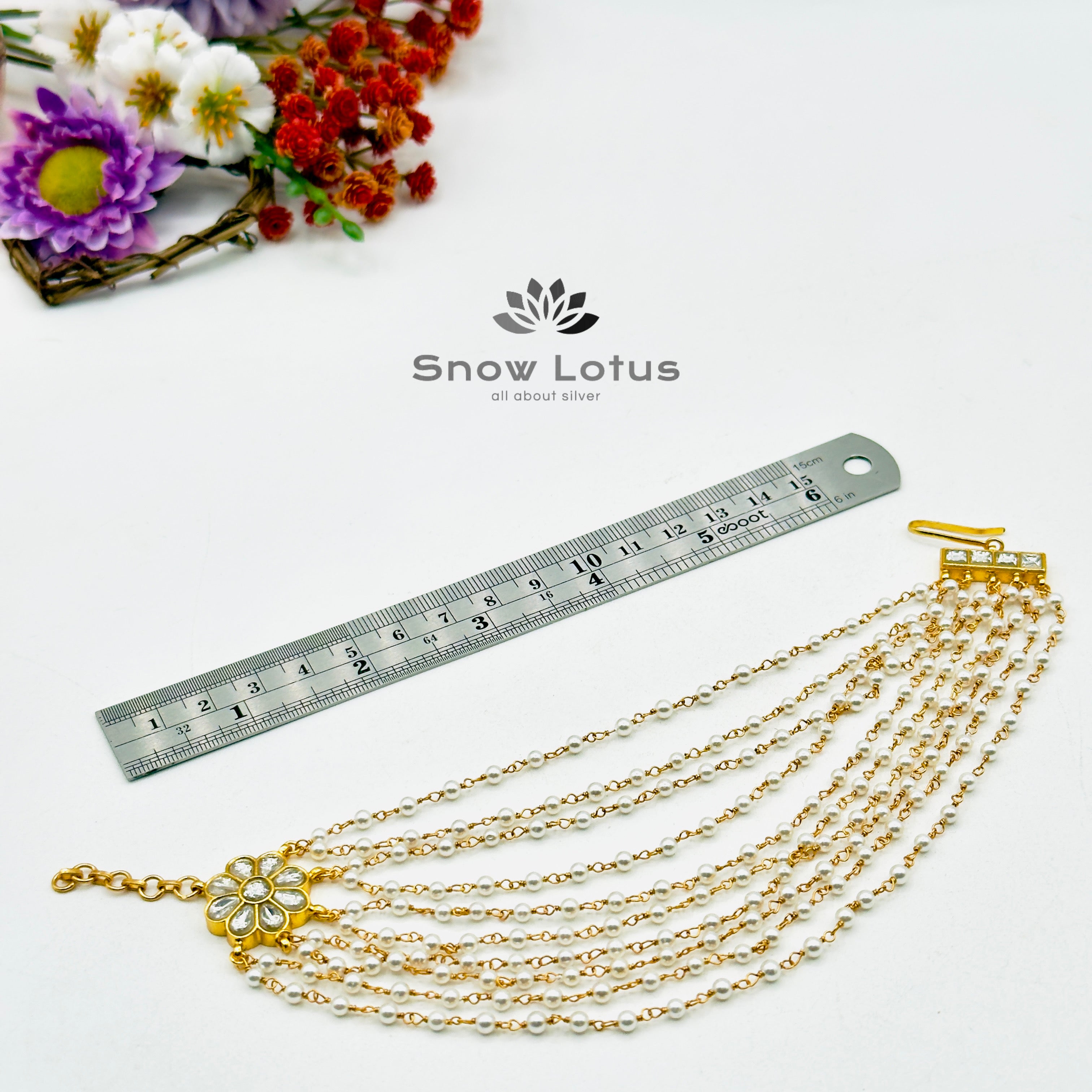 Kundan Layerd Pearled Maatal