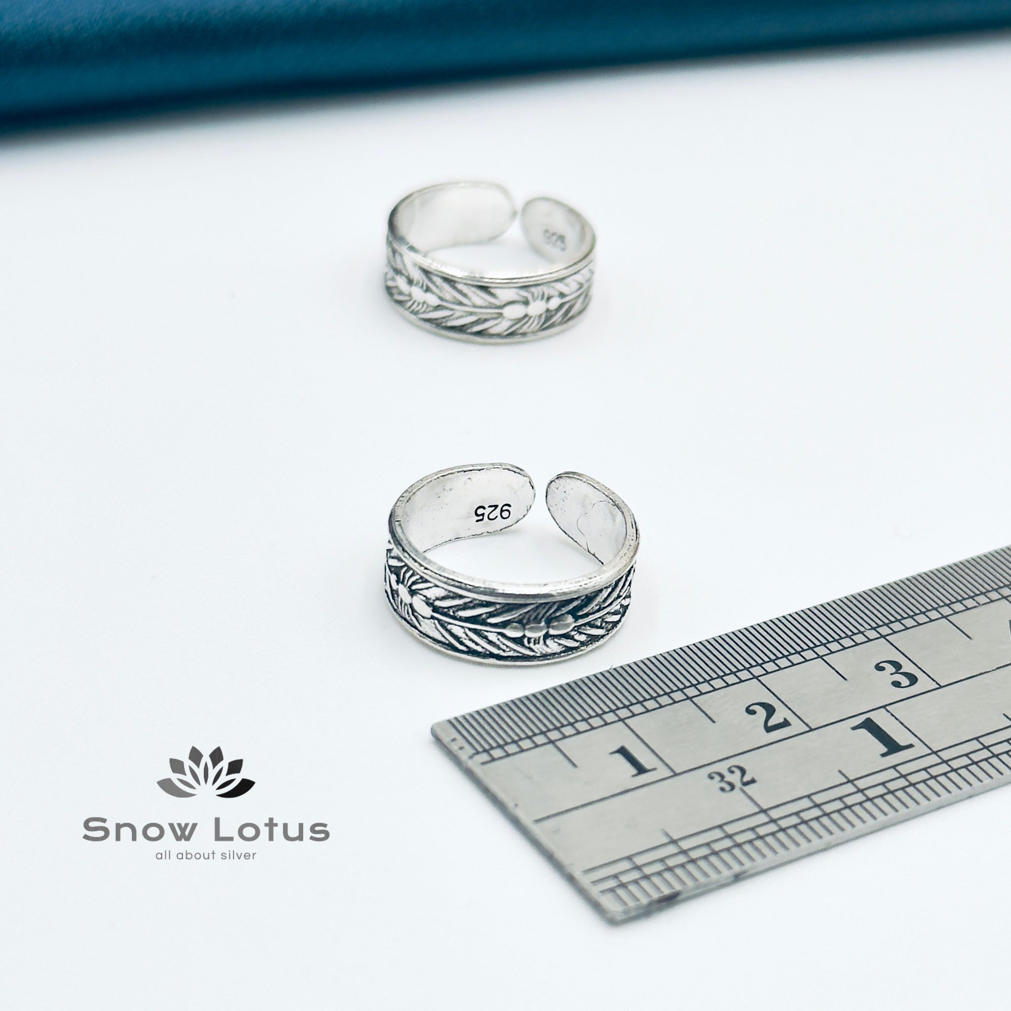 Toe Rings Antique Plain M4