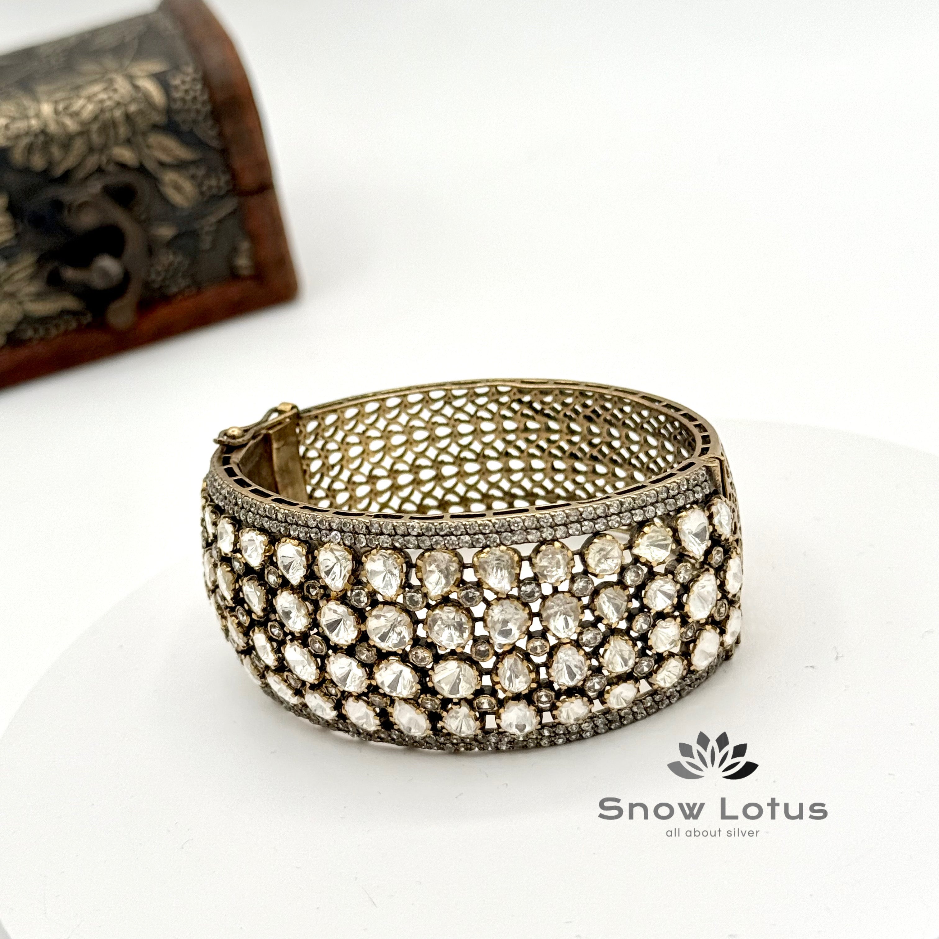 Moissanite Kada Single