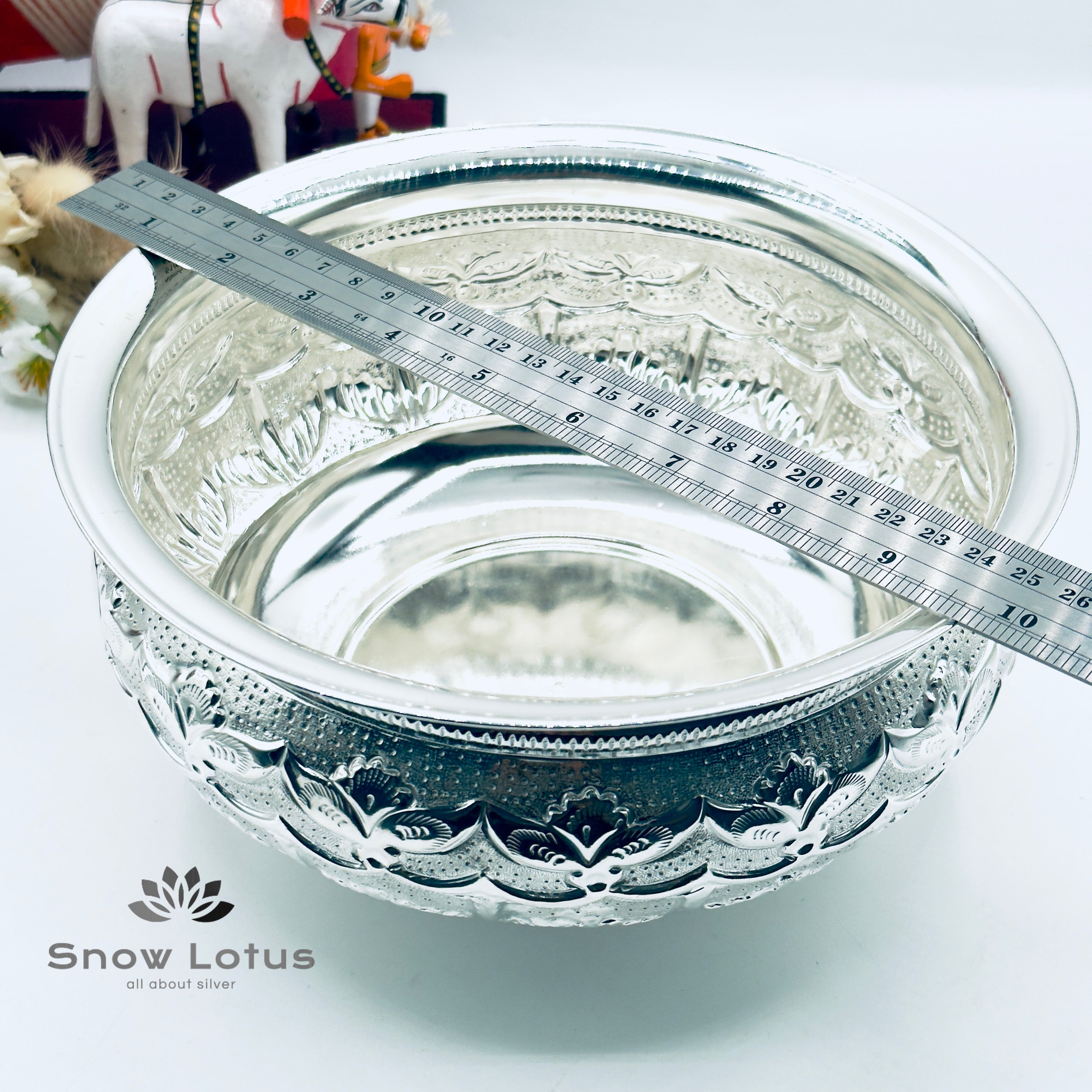 Nakshi Pooja Bowls with Legs