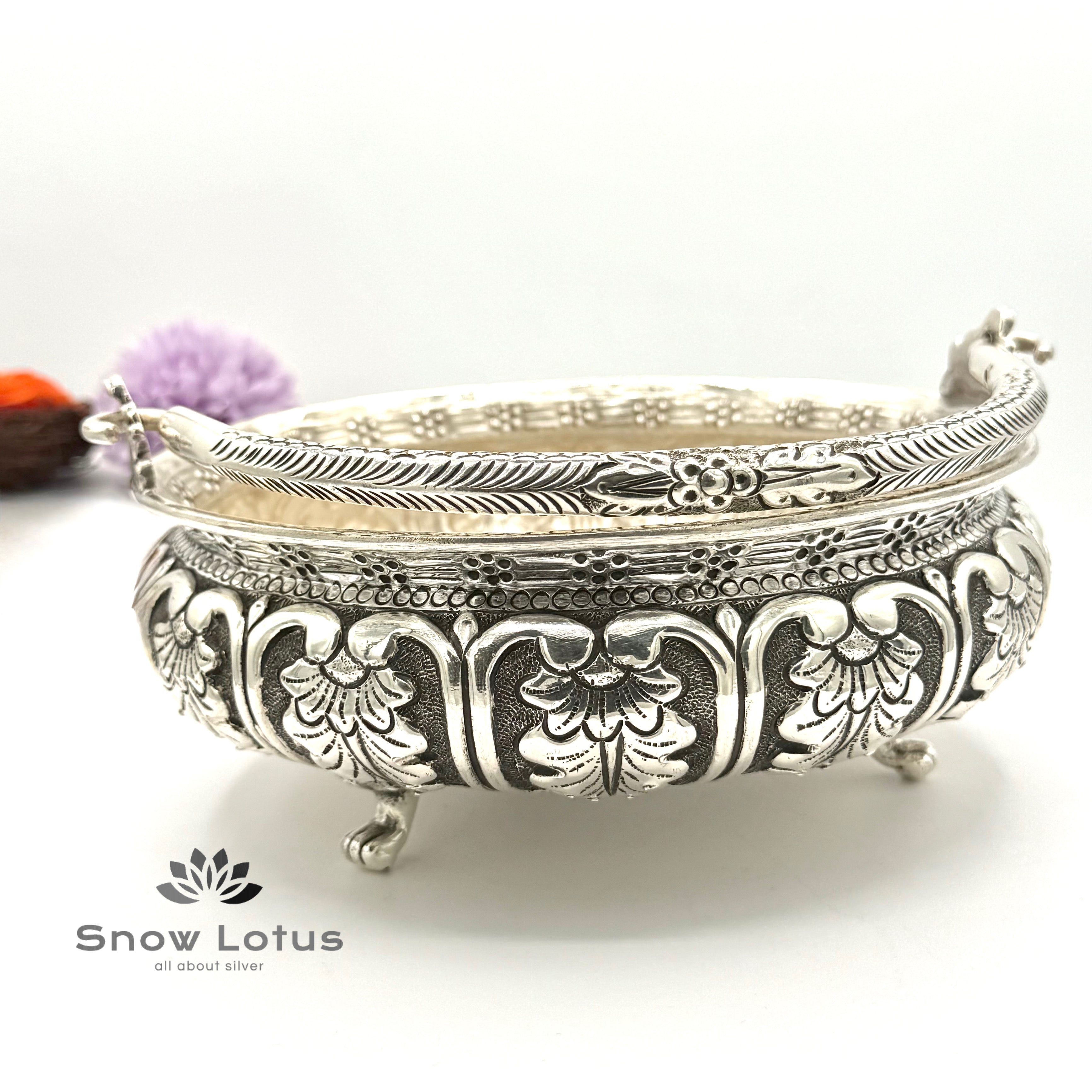 Antique Flower Basket