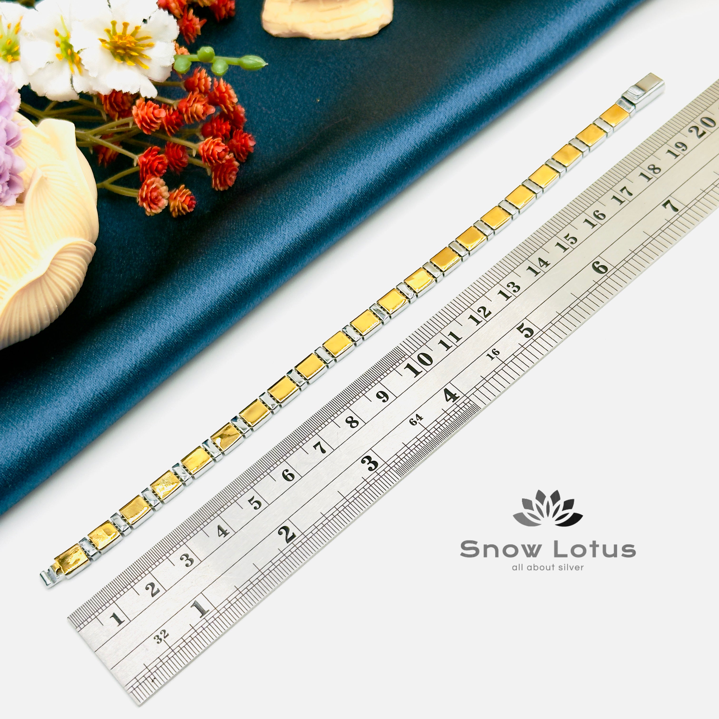 Gold Tone Mens Bracelet M2