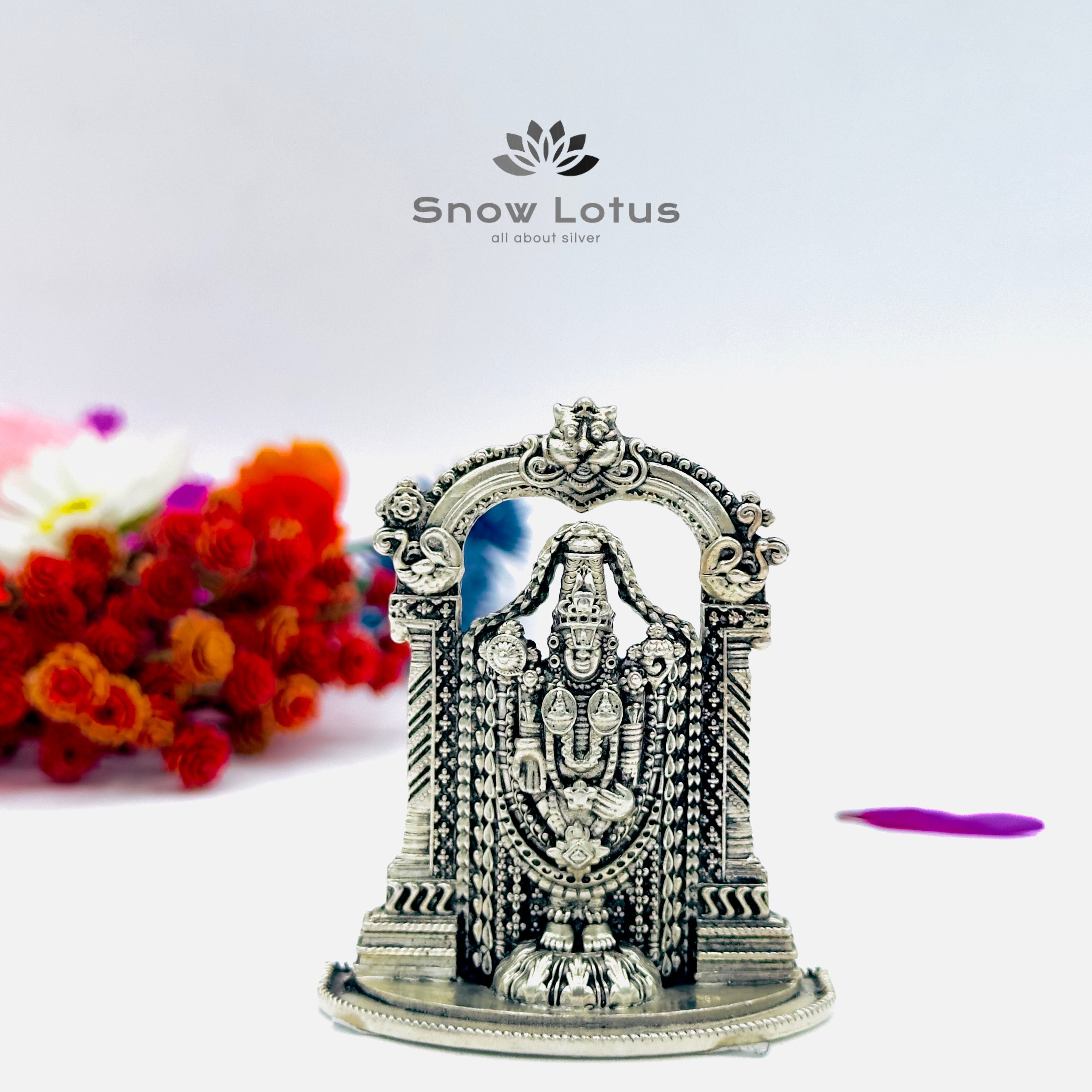 Venkateswara Swamy silver solid 3D