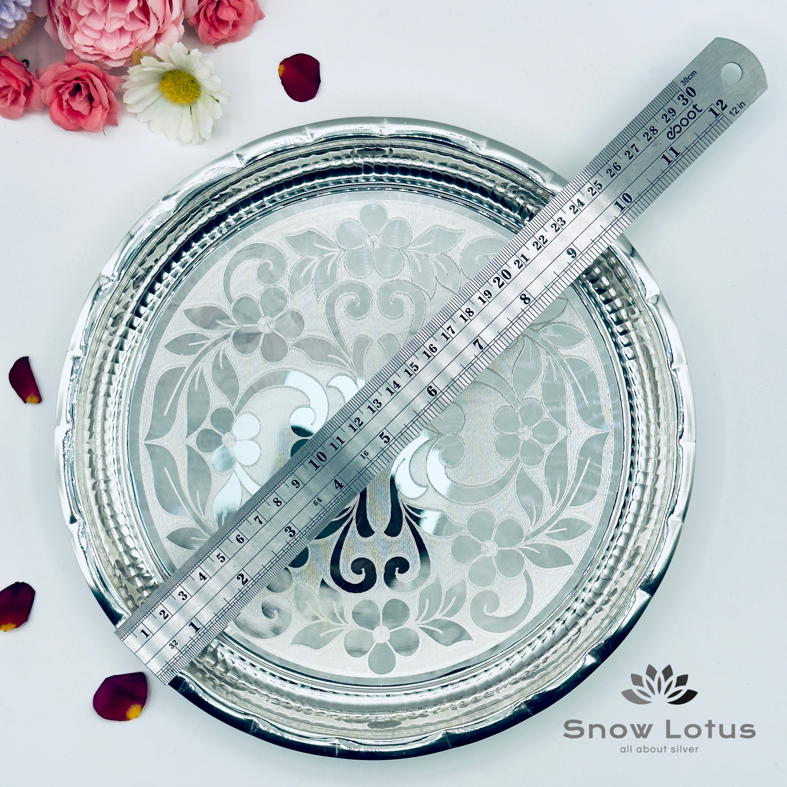 Light Weight Pooja Plates Nakshi