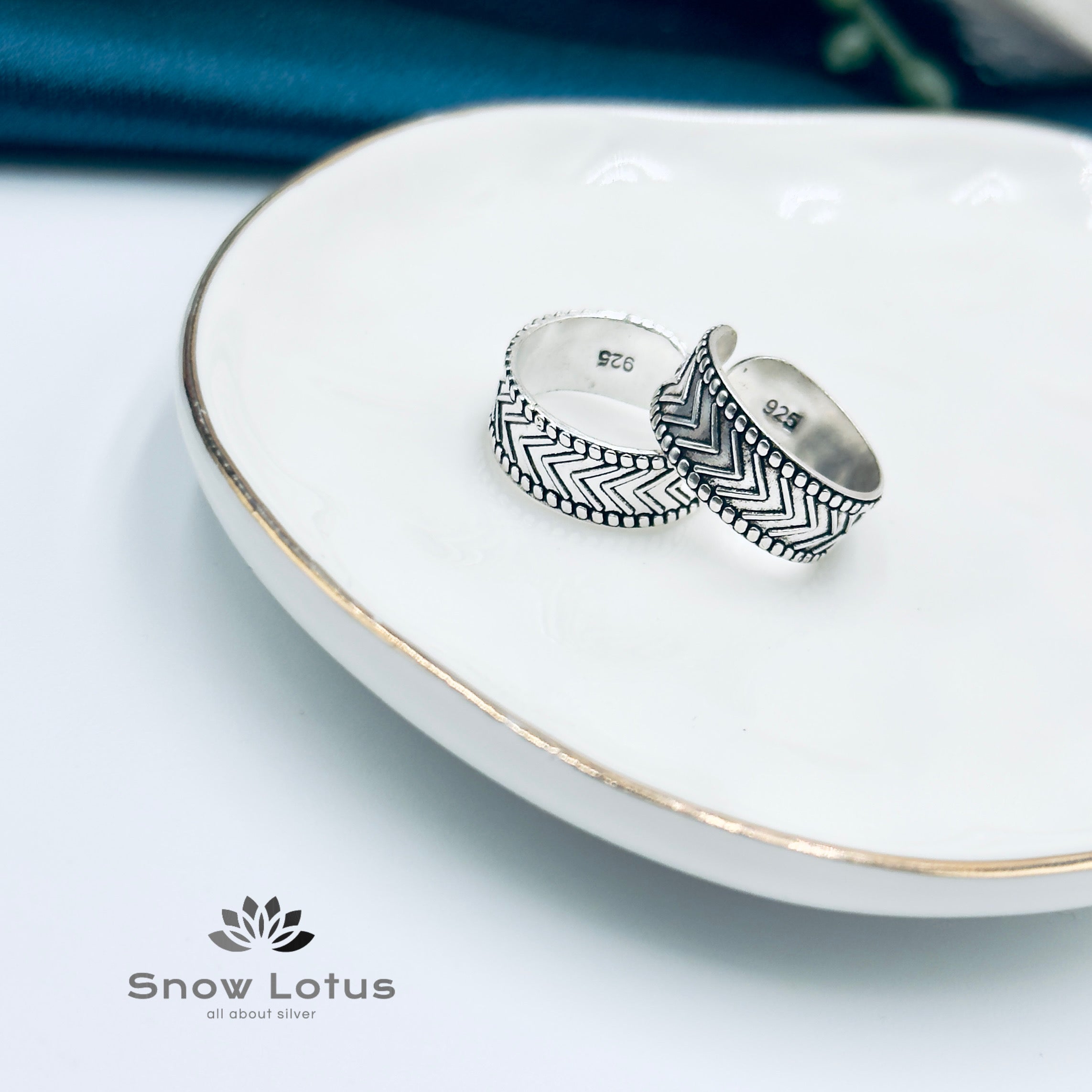 Toe Rings Antique Plain M11