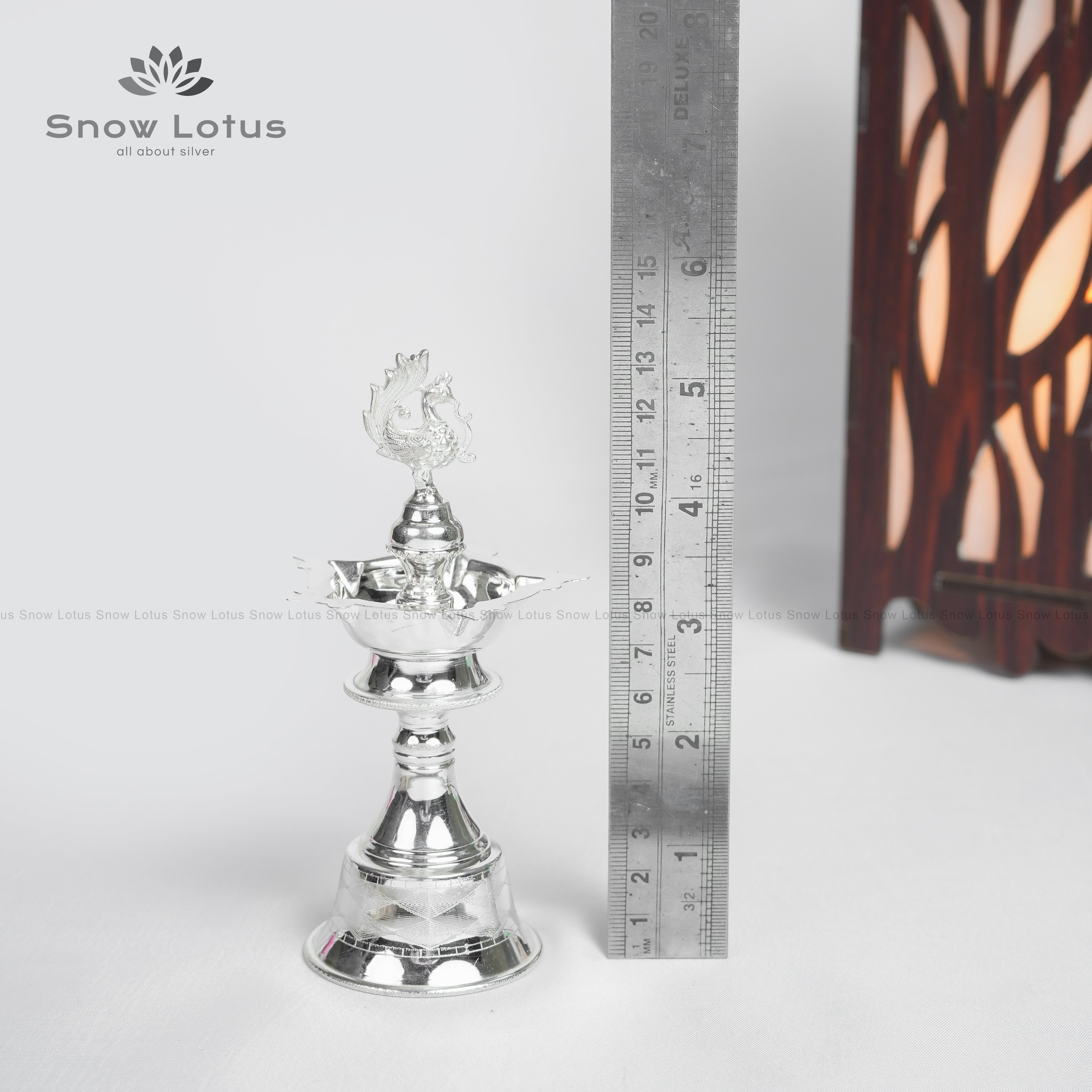 Bell Medium Diyas Nakshi Peacock