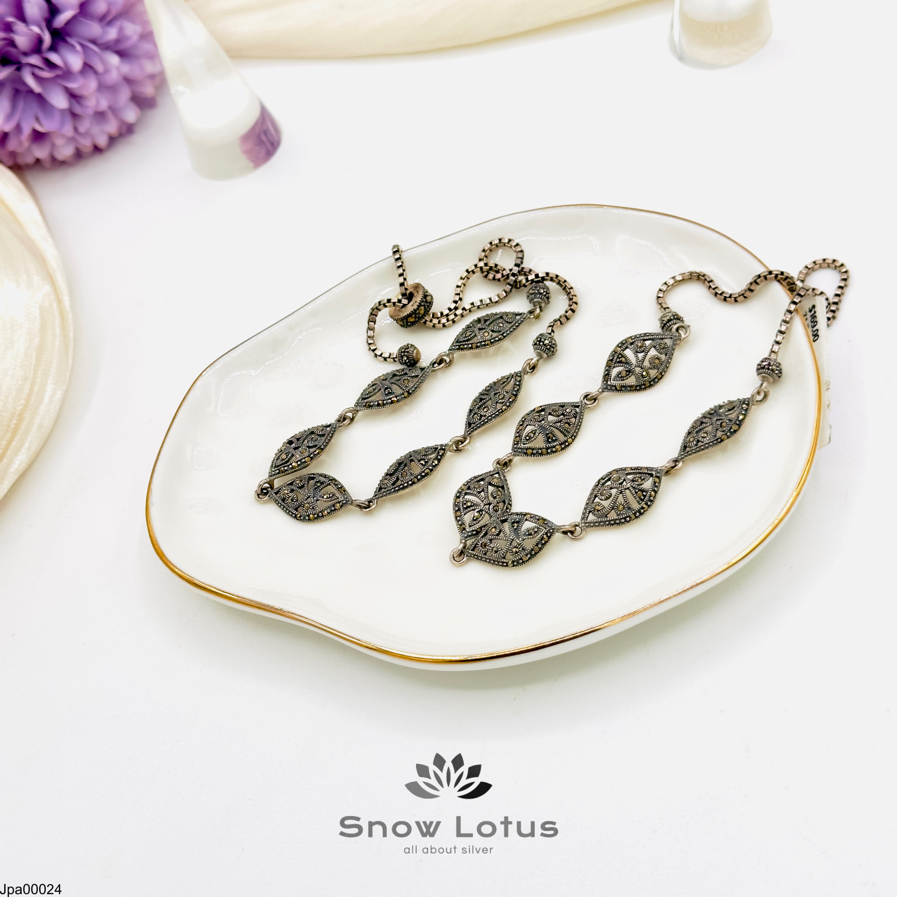 31.3 Adjustable Marcasite Payal