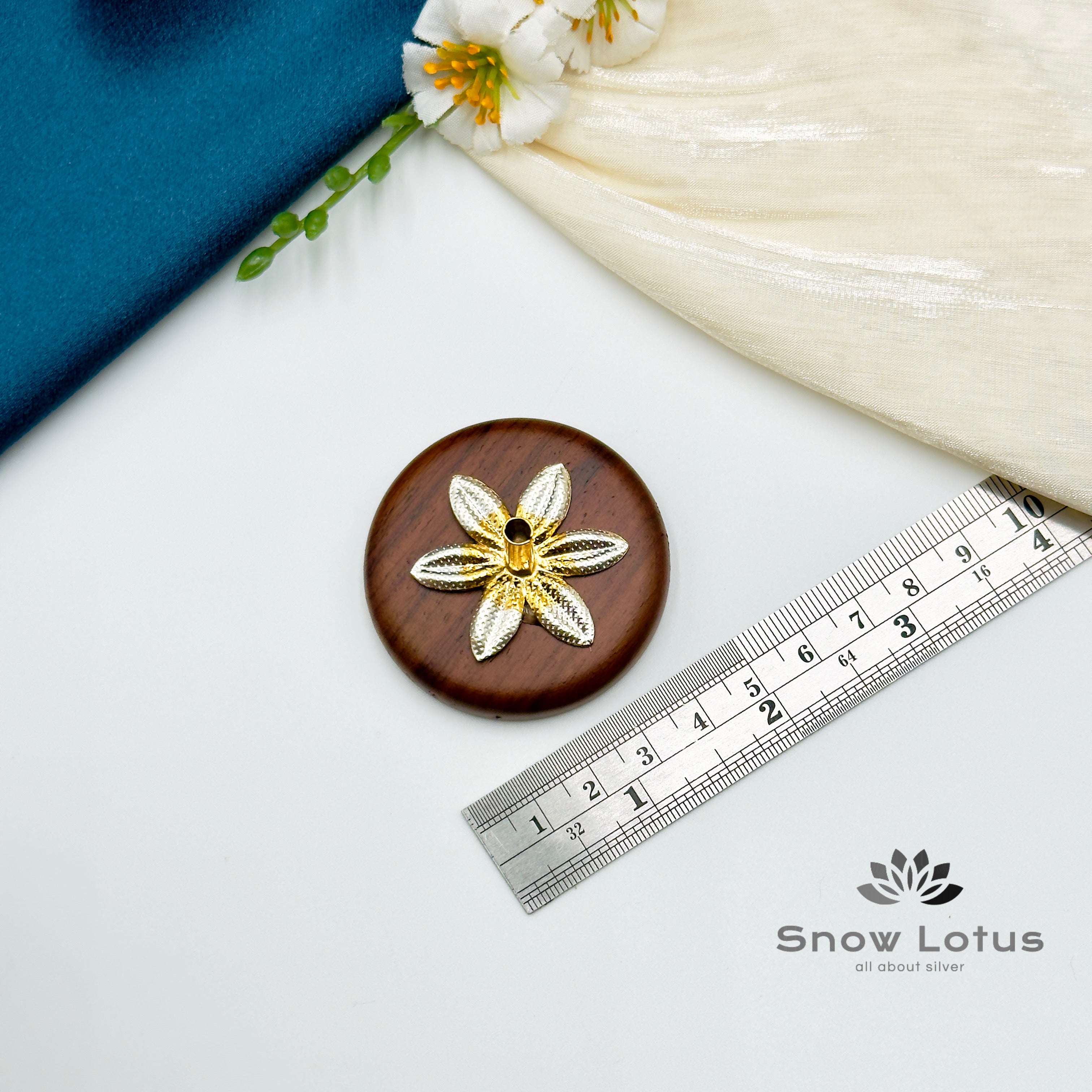 Wooden Flower Agarabathi Stand