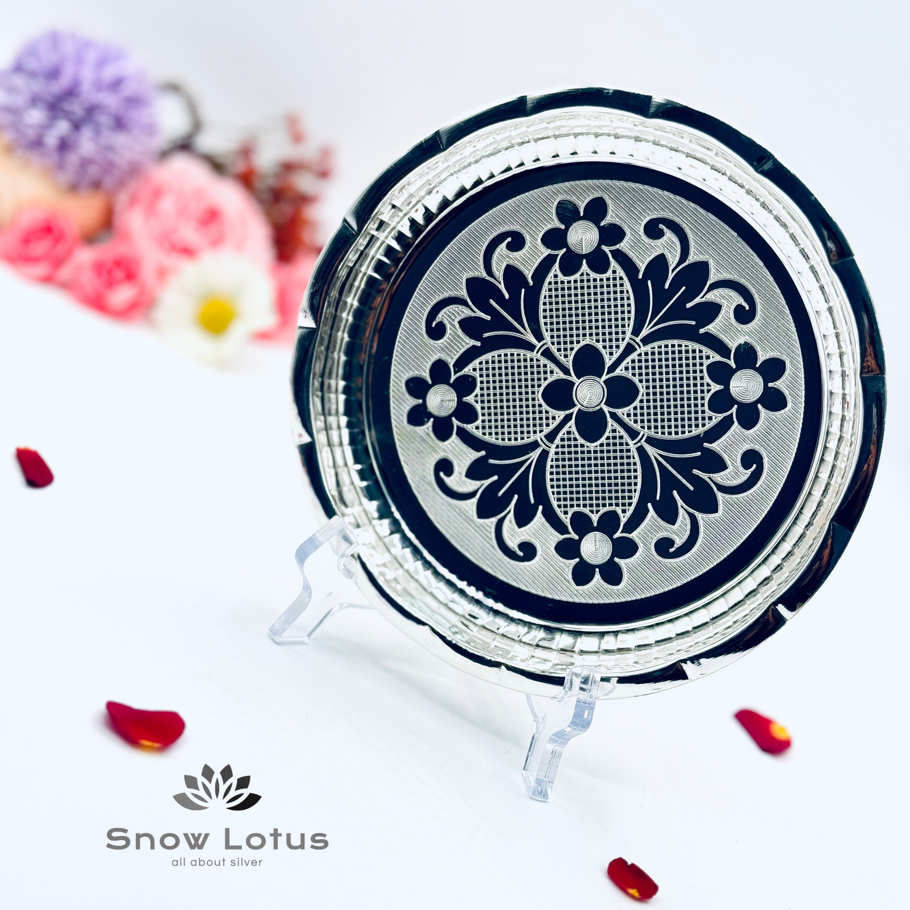 Light Weight Pooja Plates Nakshi