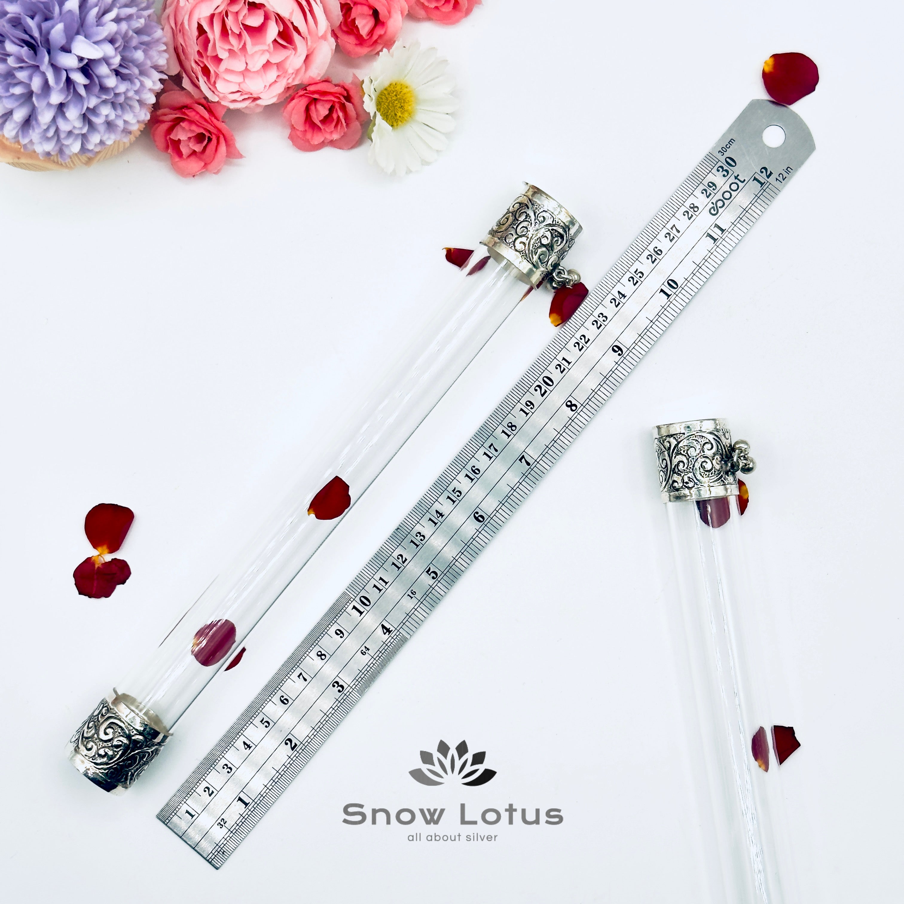 Antique Acrylic tube Agarabathi Holder Round