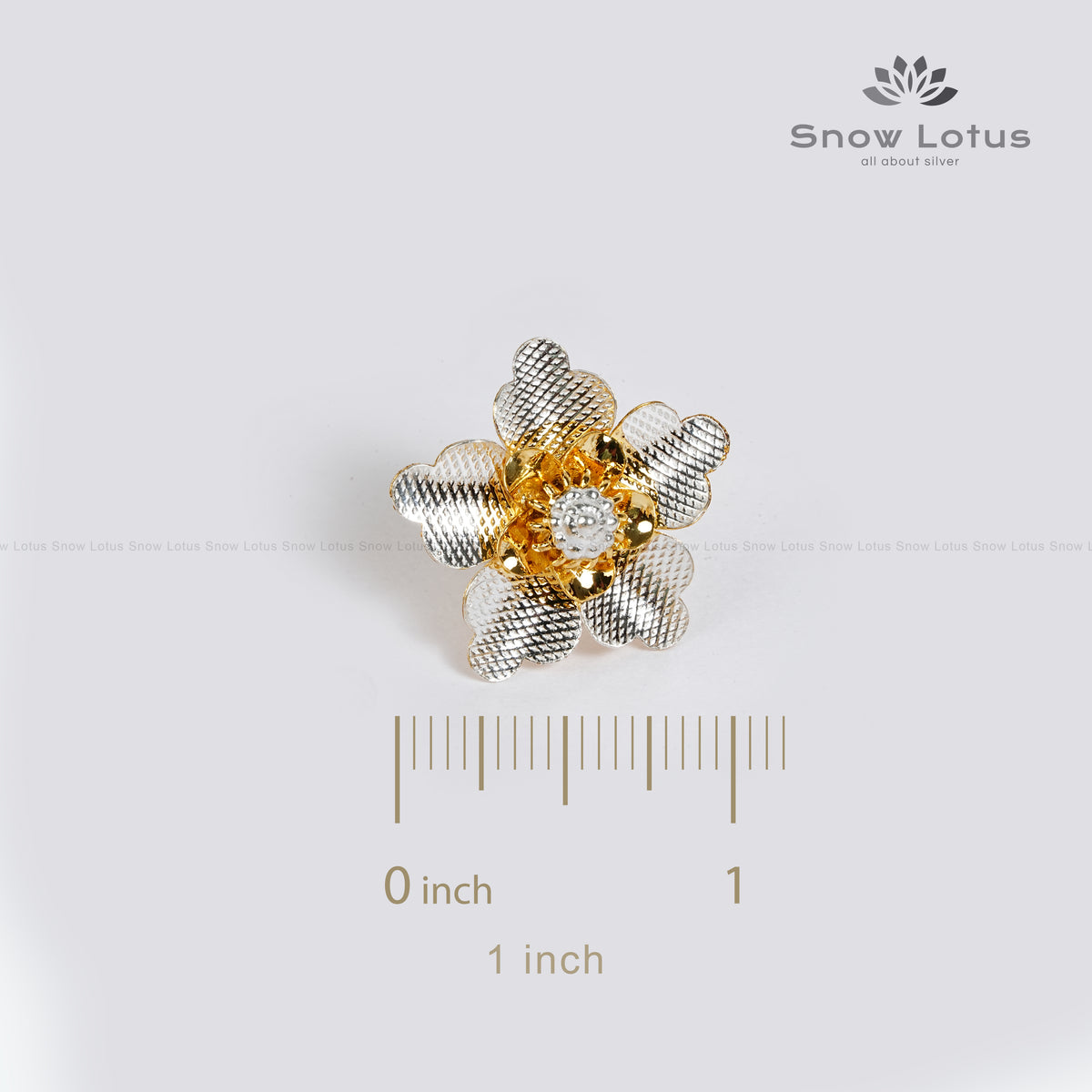 Gold Polish Flowers M2