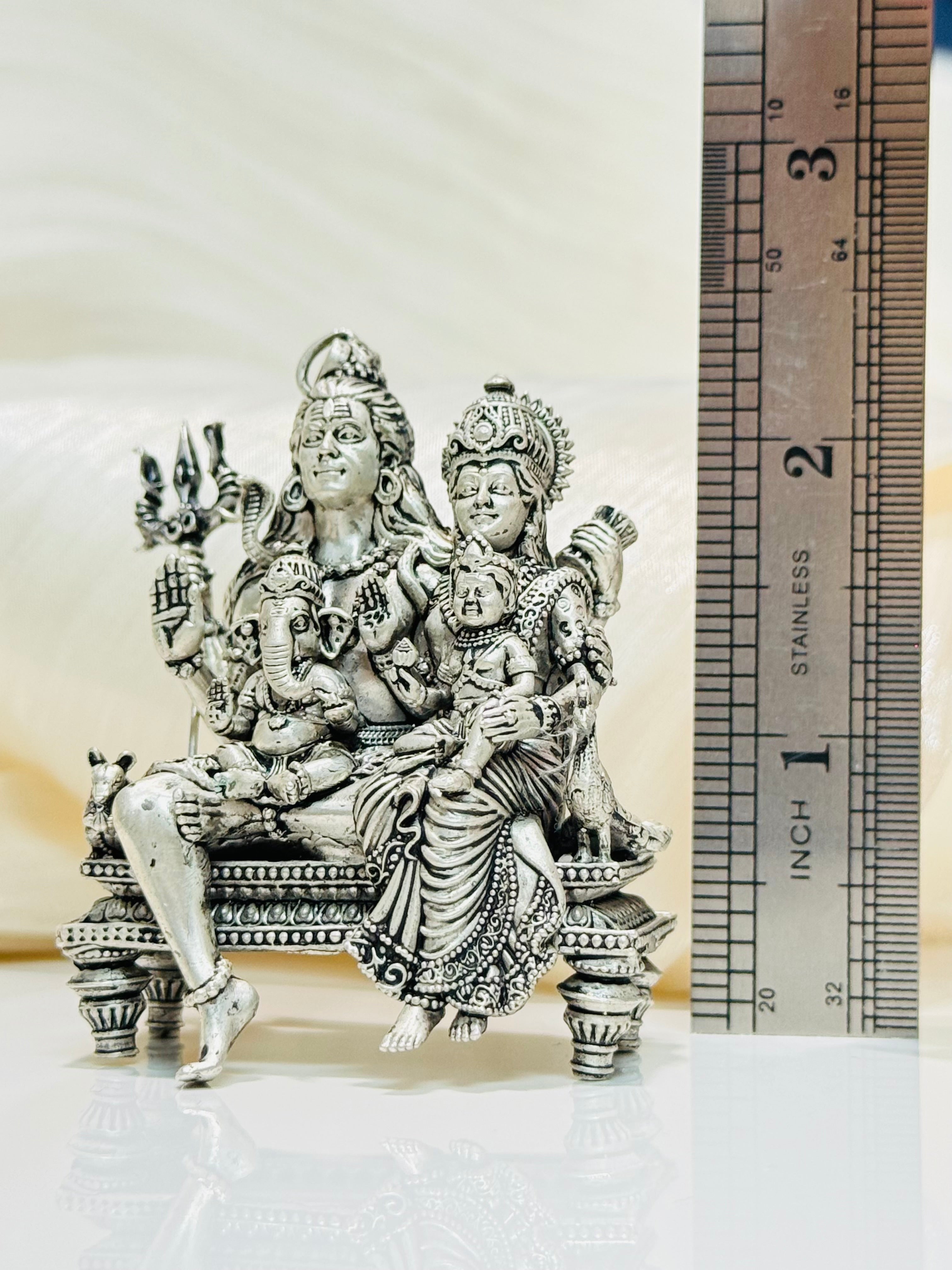 Shiva Parivar Antique 3D M2