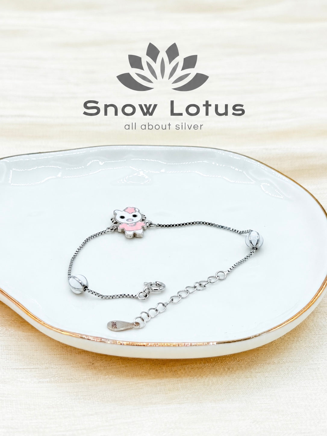 Pink Doll Kids Bracelet