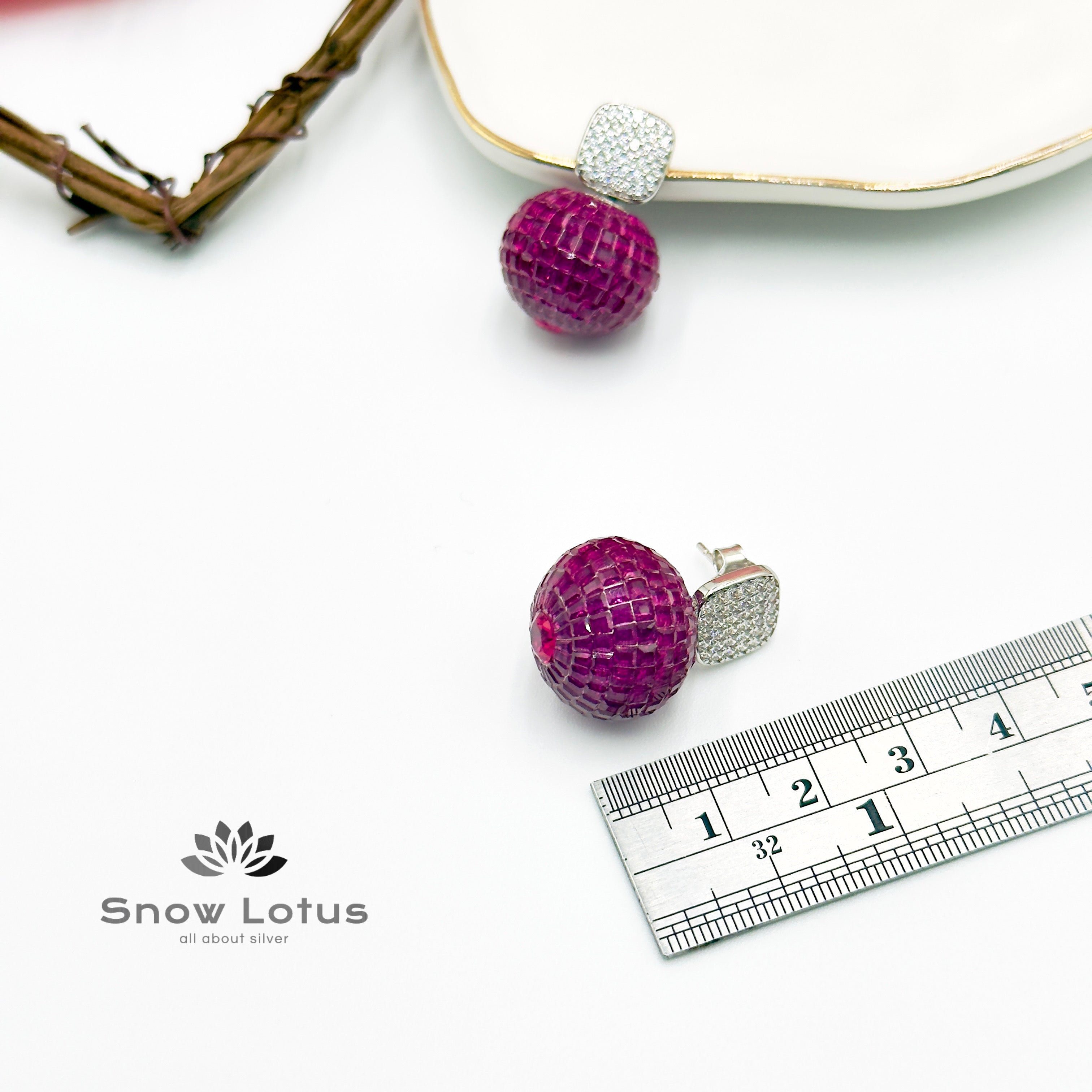 Crystal Orbit Earrings