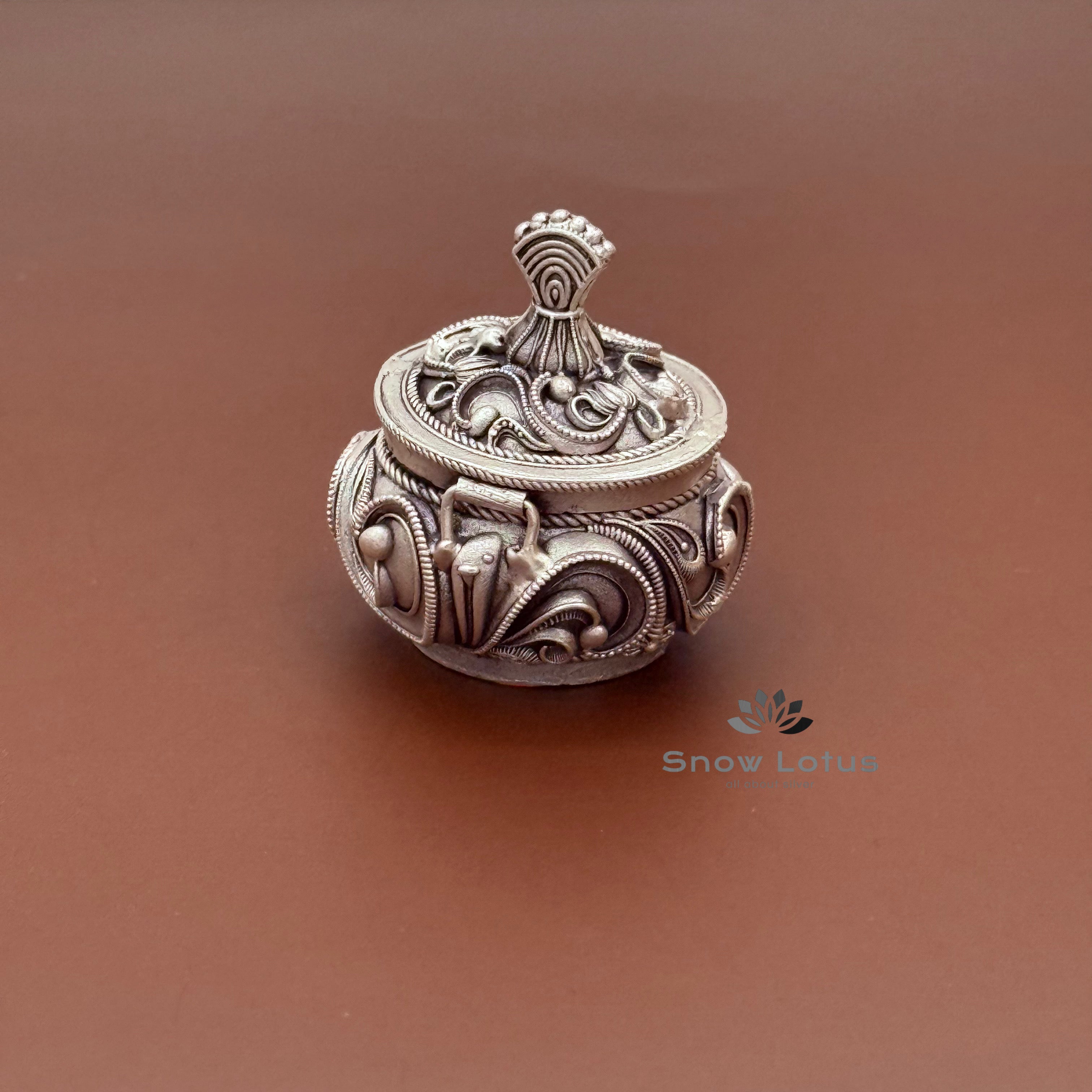 Small Antique Kumkum Box