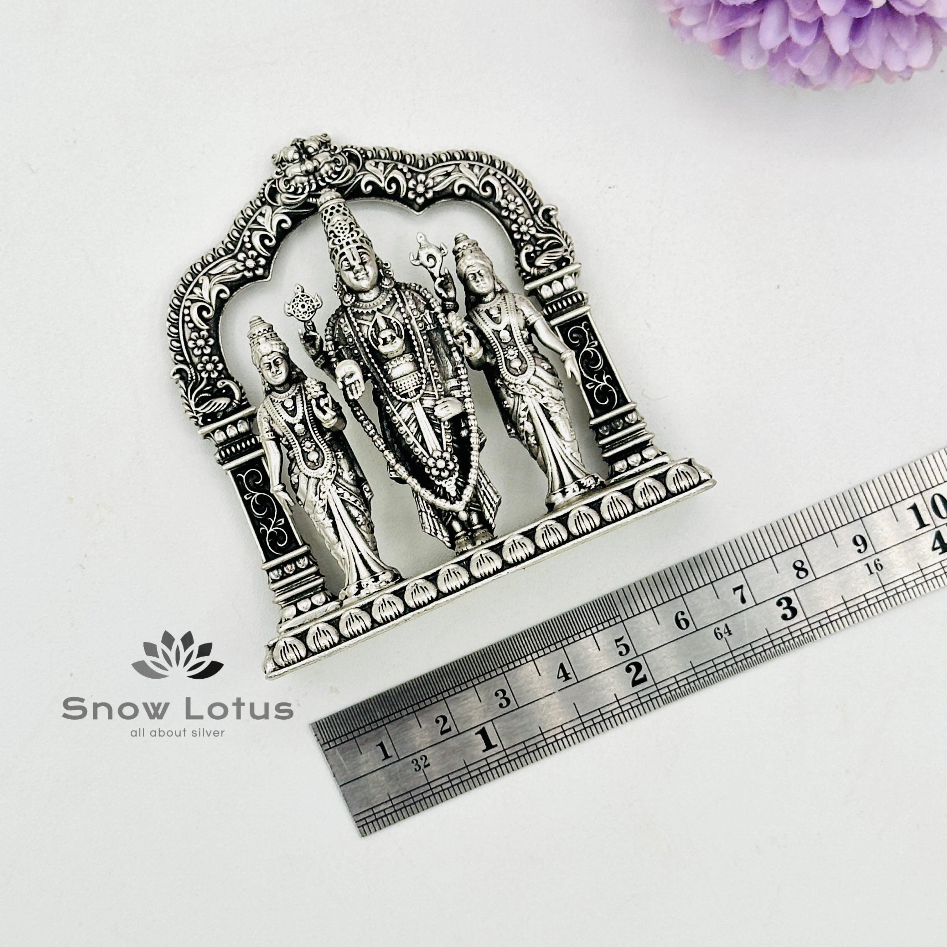 Balaji with Ammavaru Antique Solid 3D