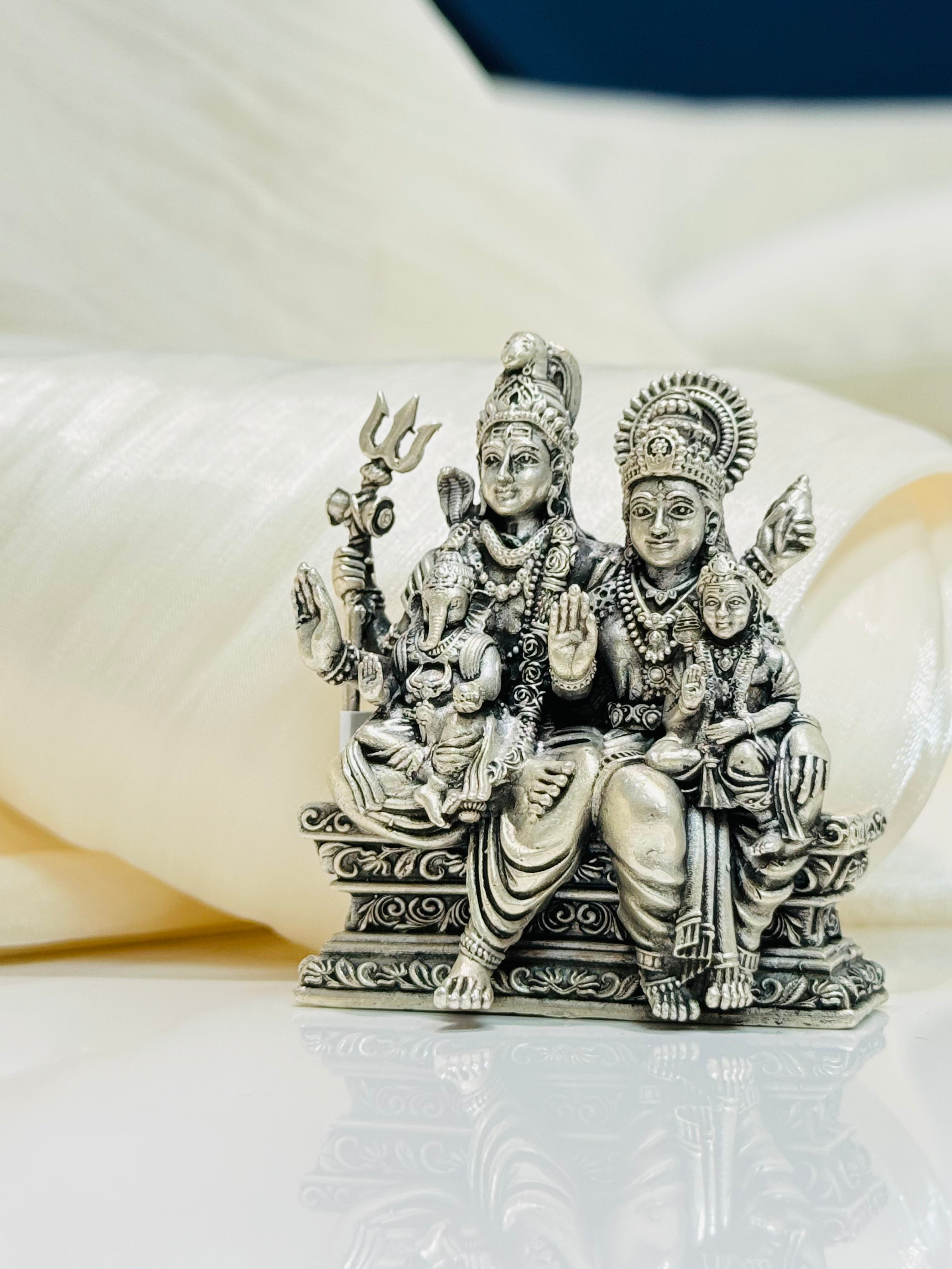Shiva Parivar Antique 3D M1