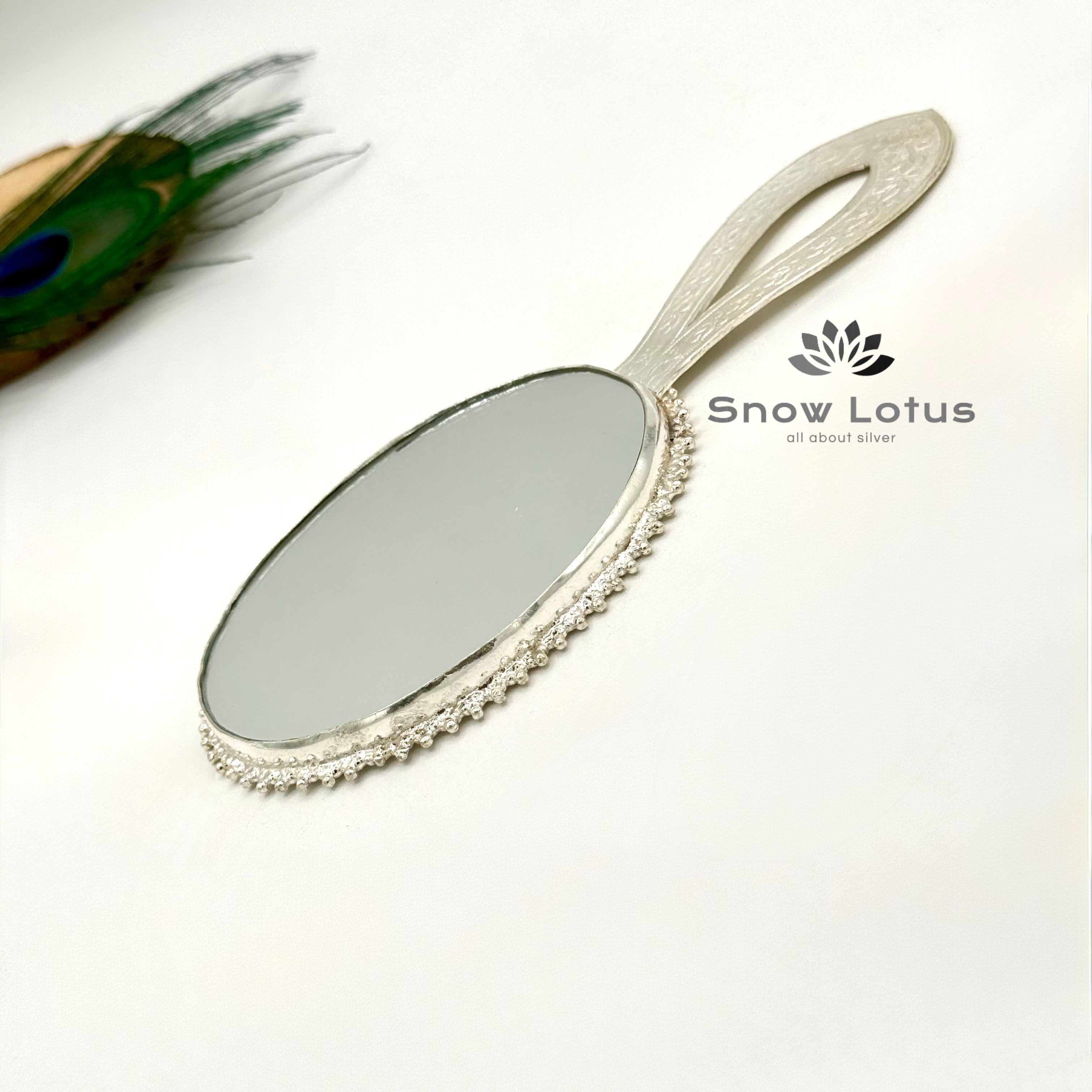 Silver Mirrors Oval