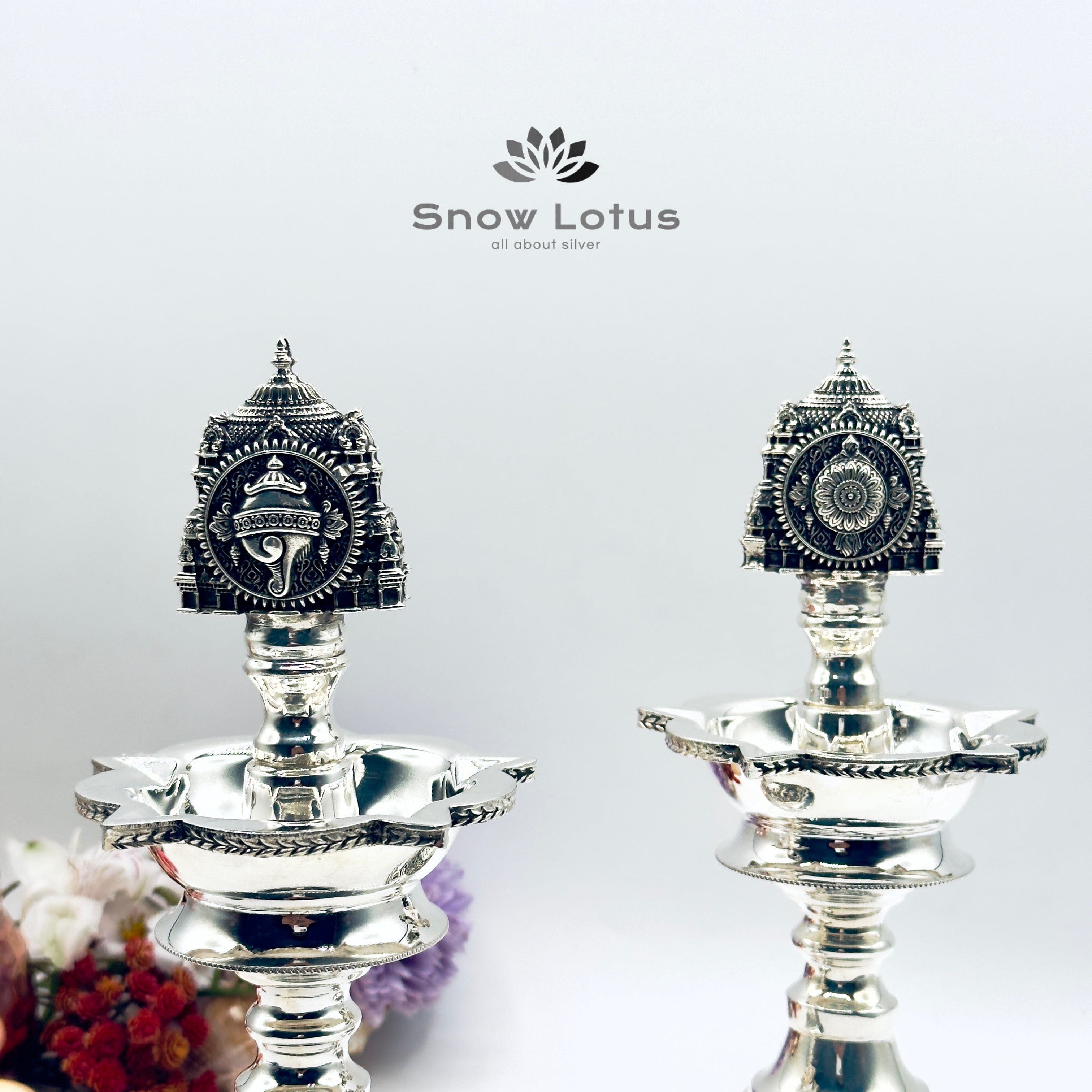 Antique Diyas Gopuram Shanku Chakram