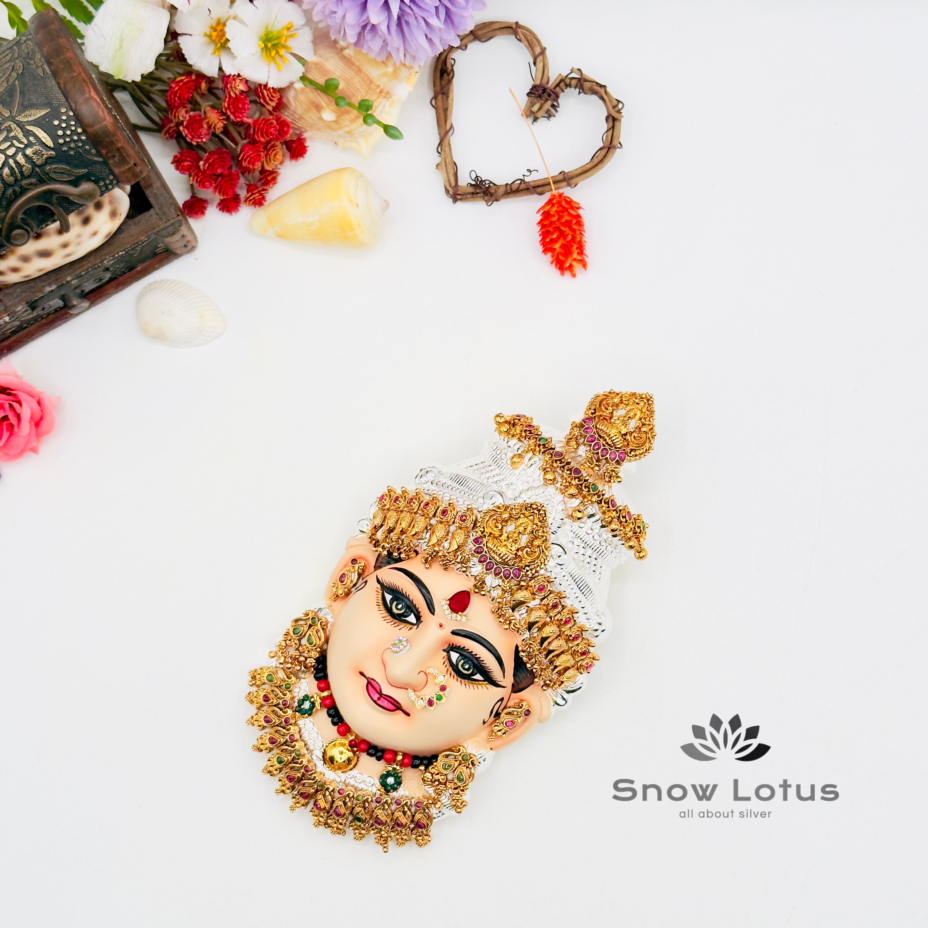 Ammavari face with Makeup and Jewelry M2