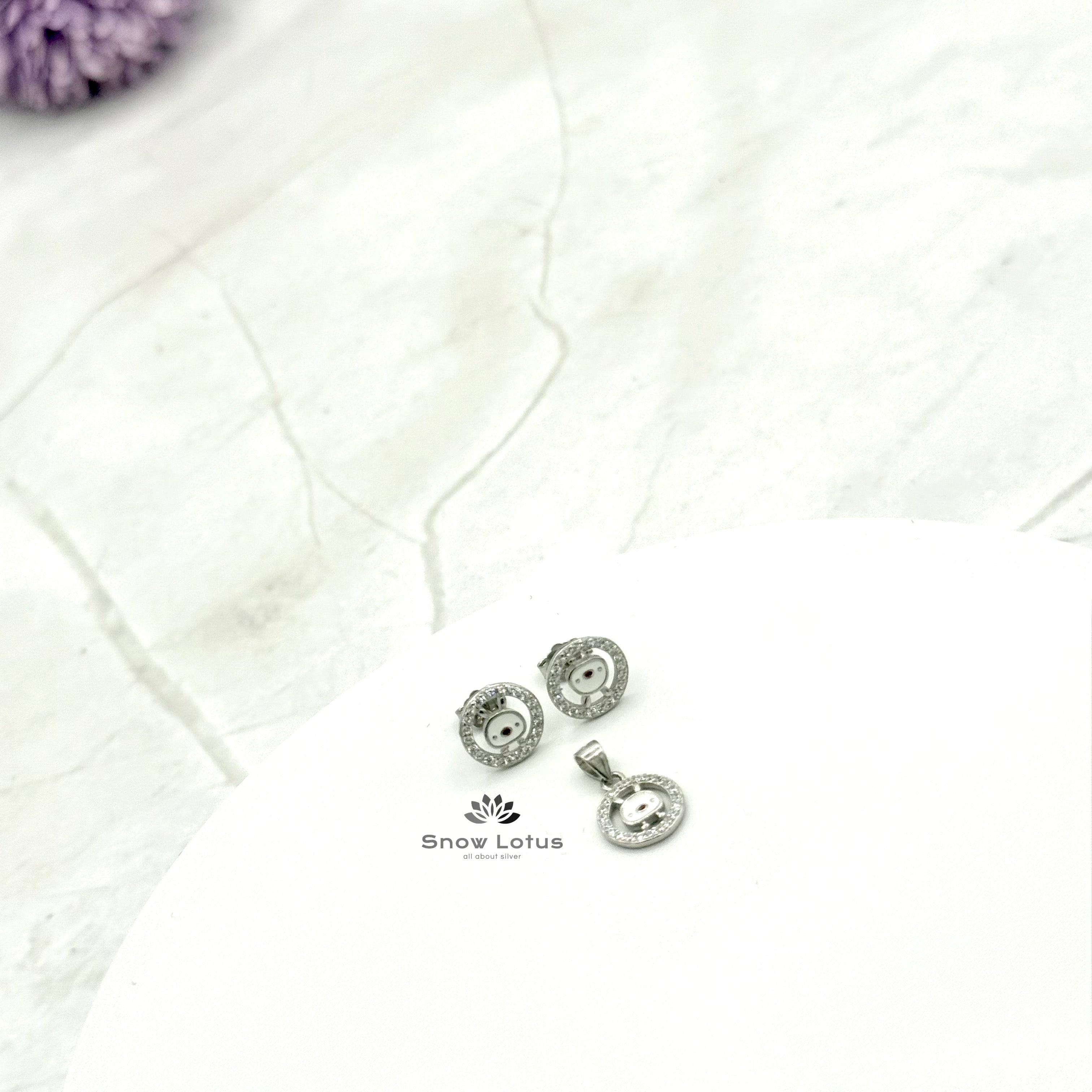 Kids Pendant & Ear Rings Set M1