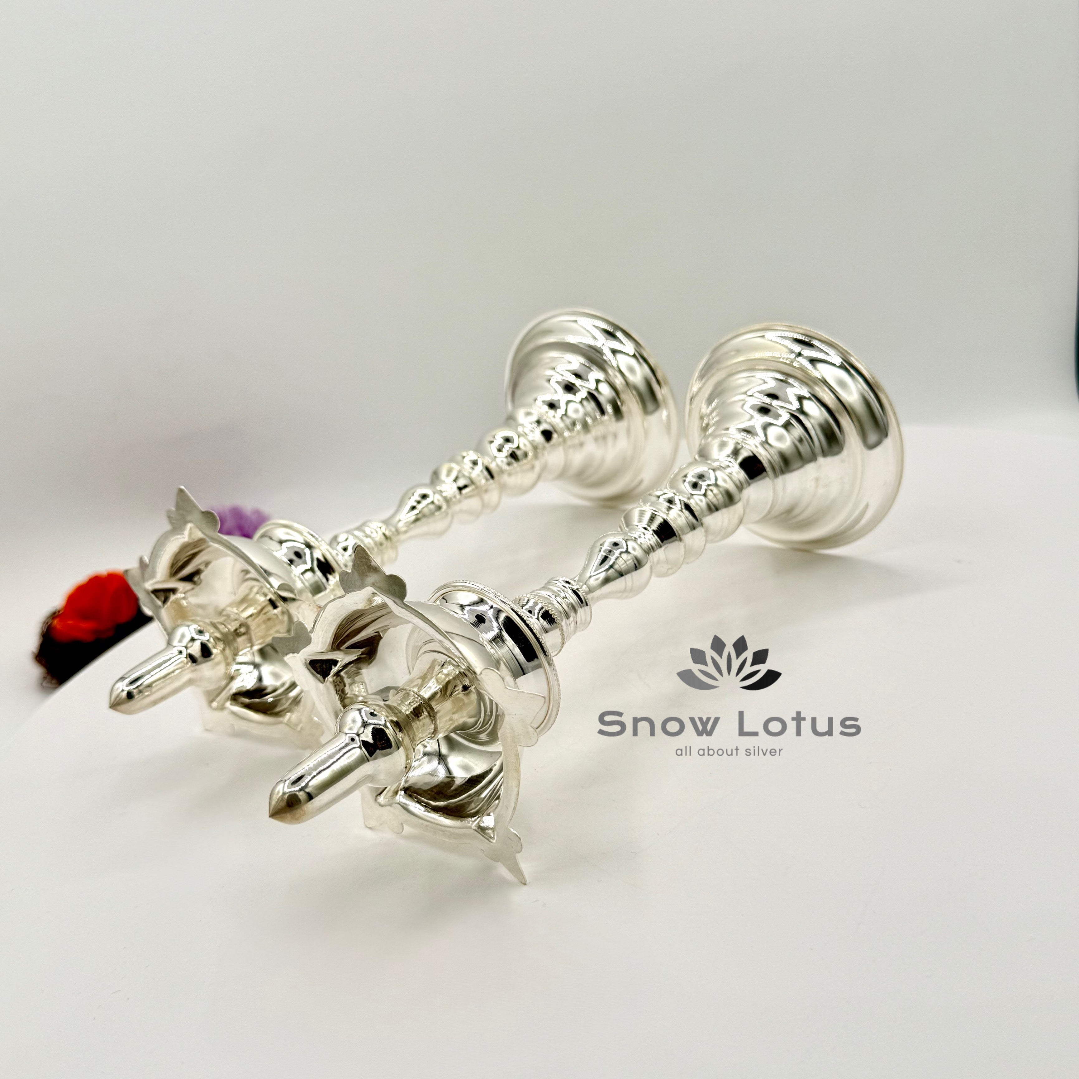 Plain Bud Diyas Pair