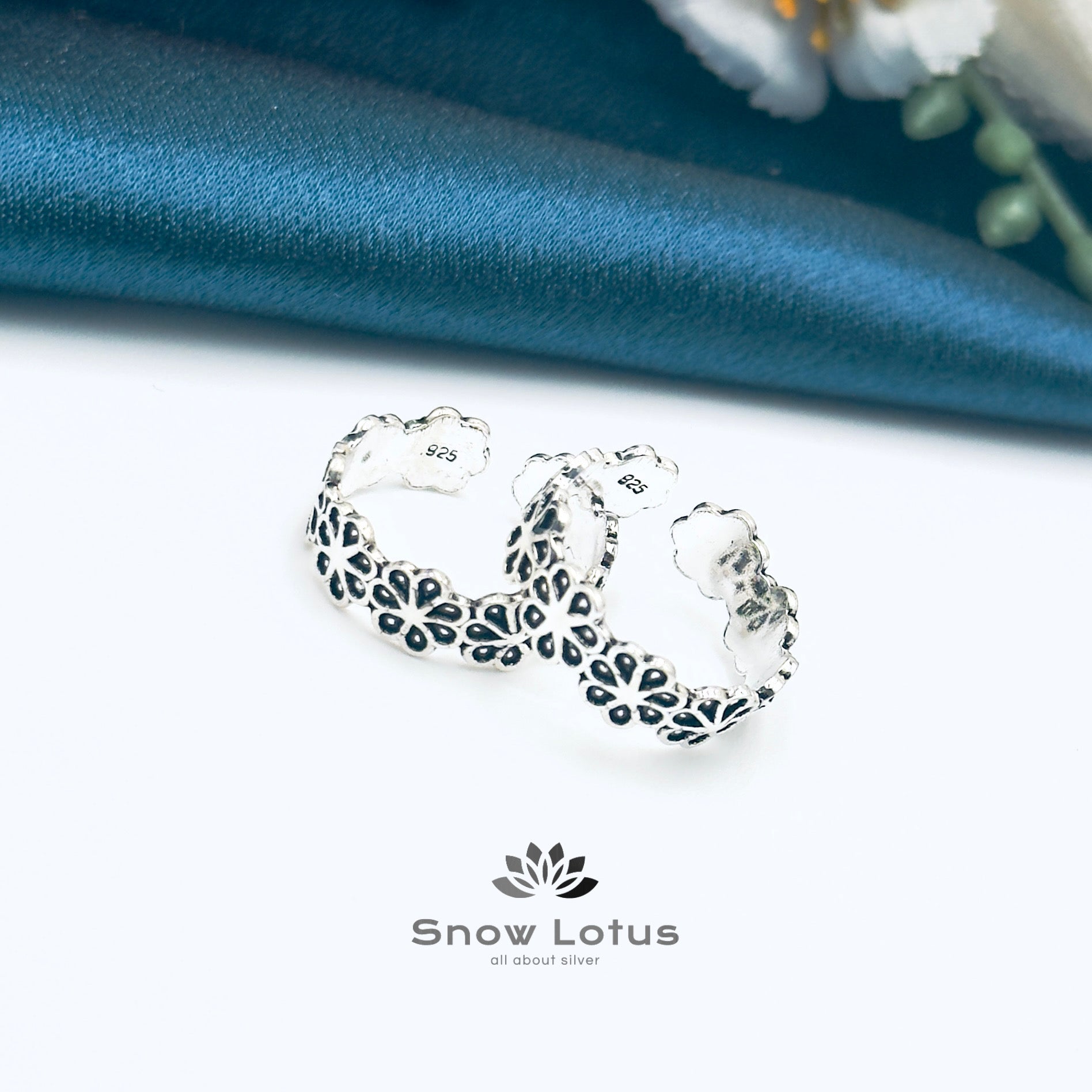 Toe Rings Antique Plain M6