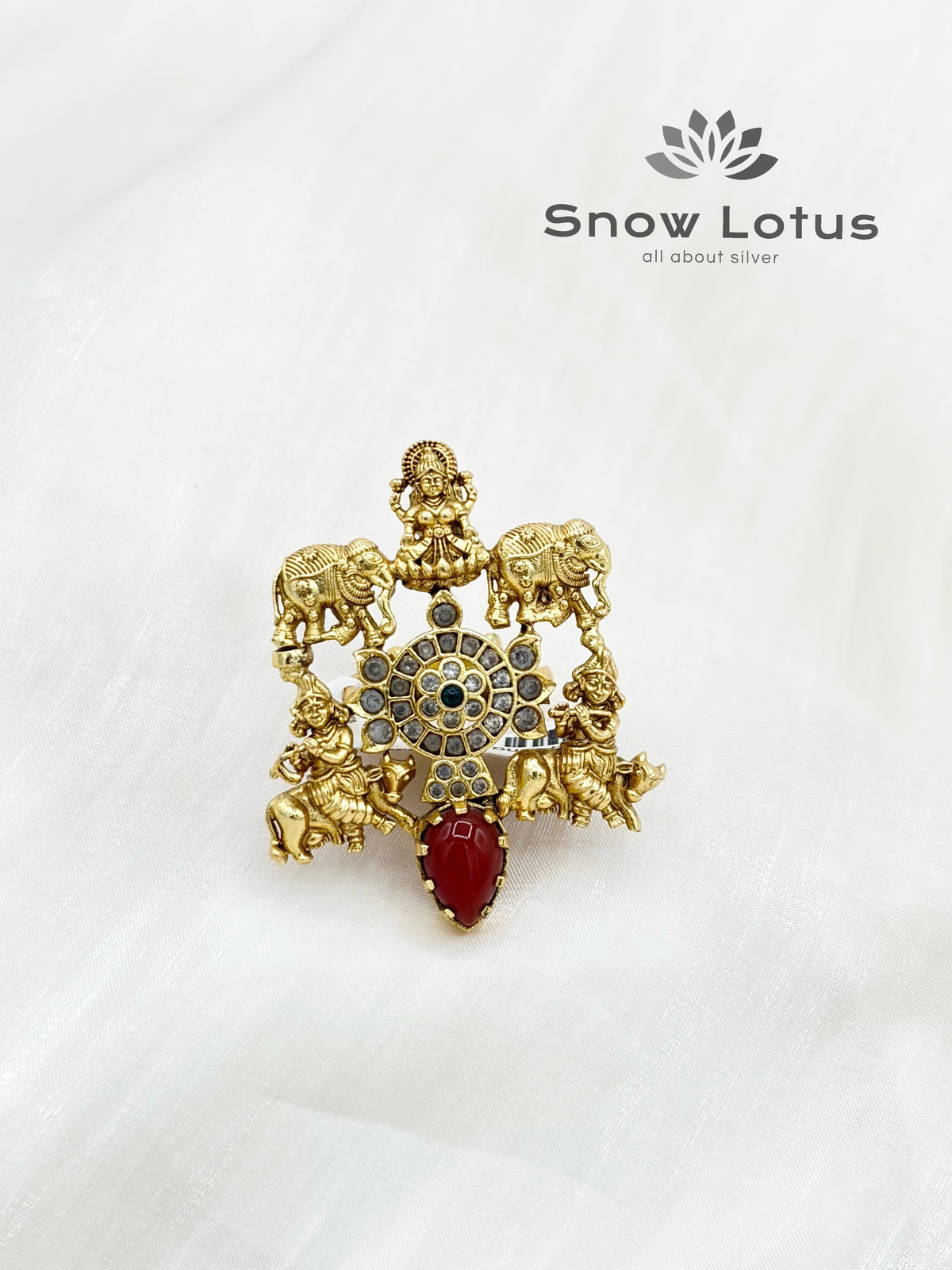 Krishna Adjustable Finger Ring