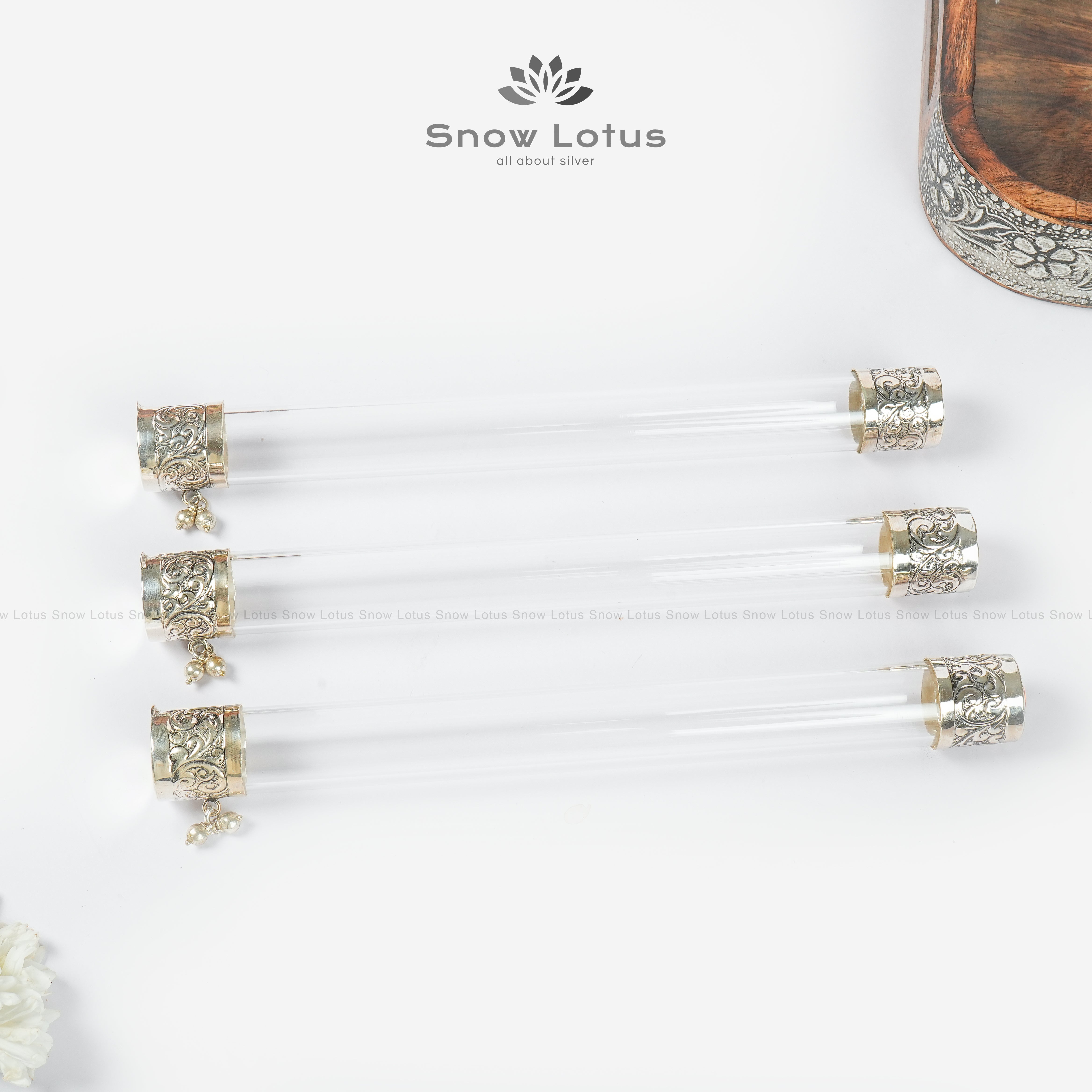 Antique Acrylic Tube Agarabathi Round
