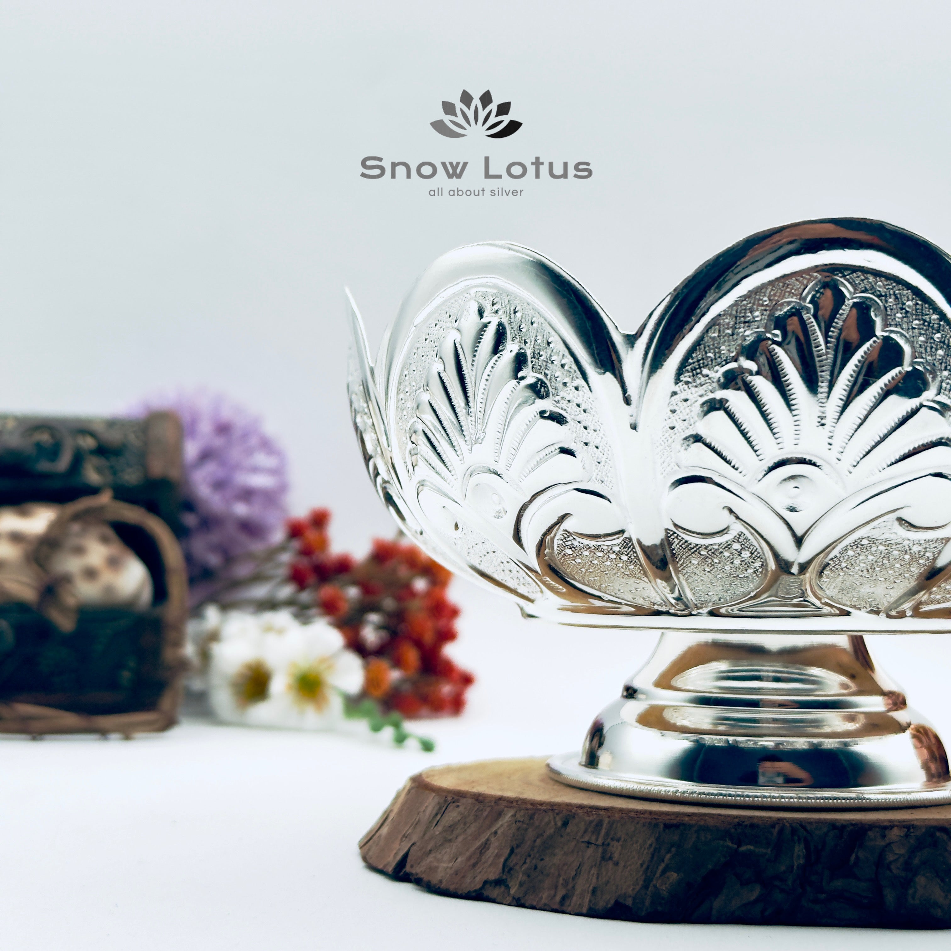 Blooming Pooja bowls