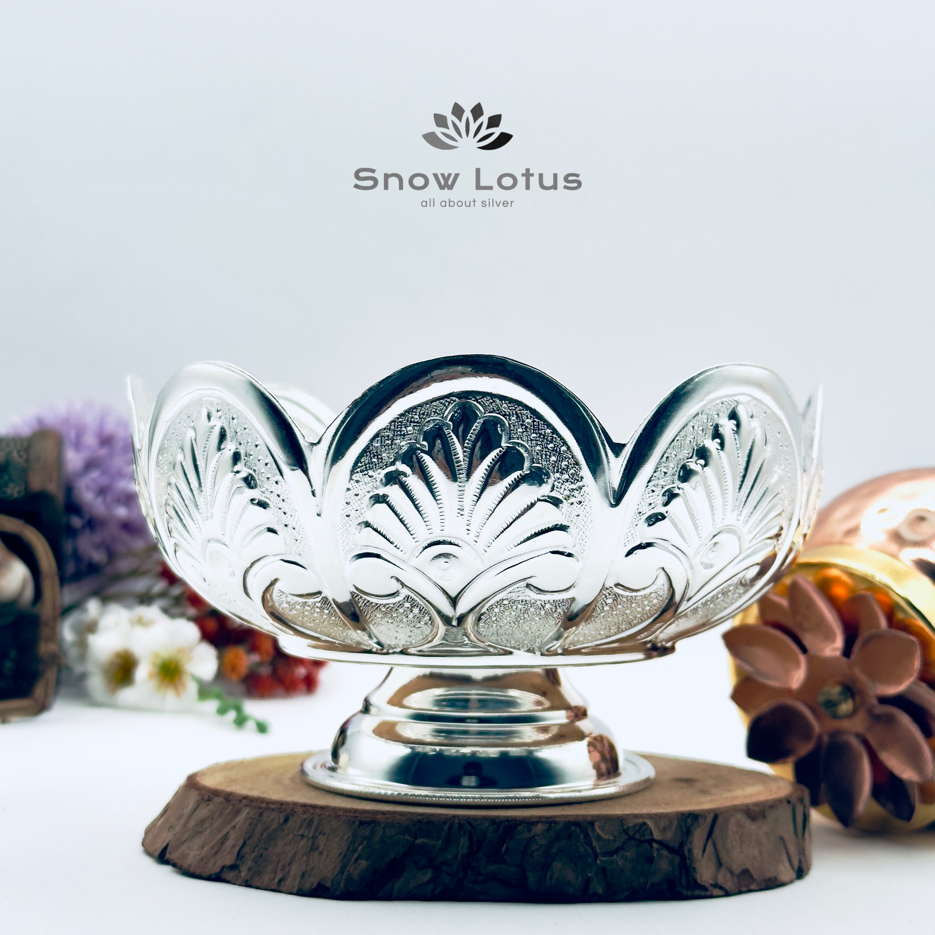 Blooming Pooja bowls