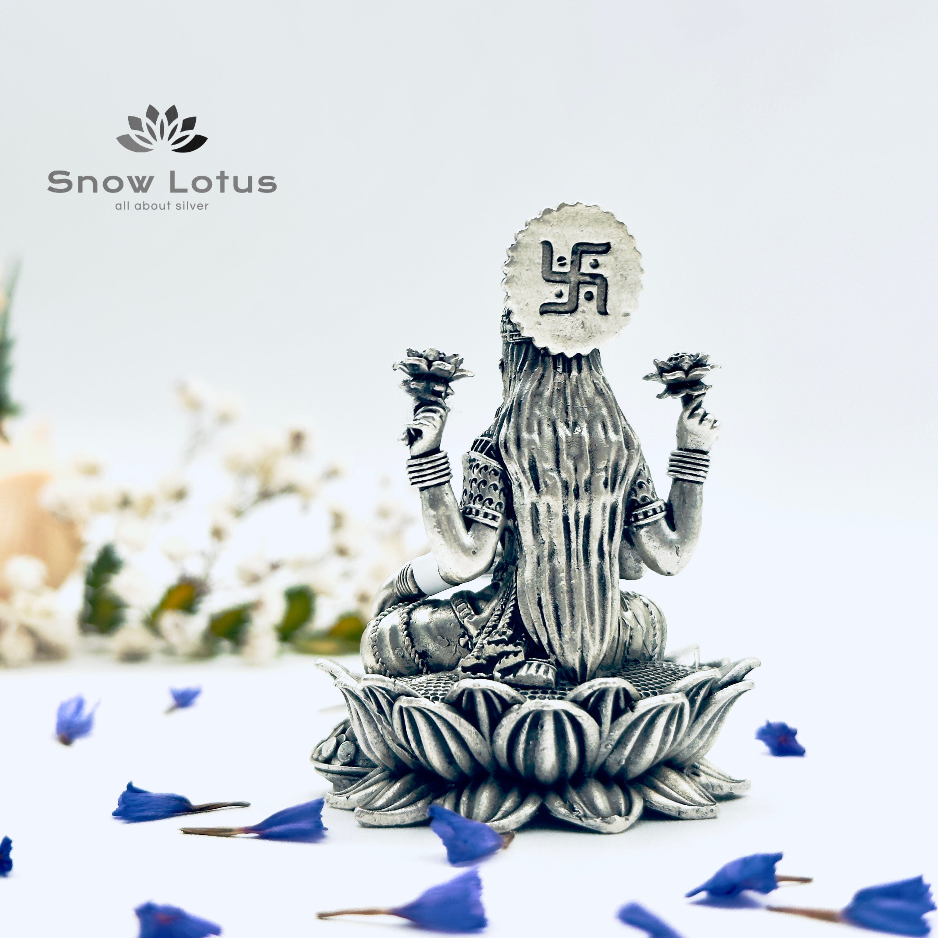 Lakshmi Devi Lotus Antique 3D M2