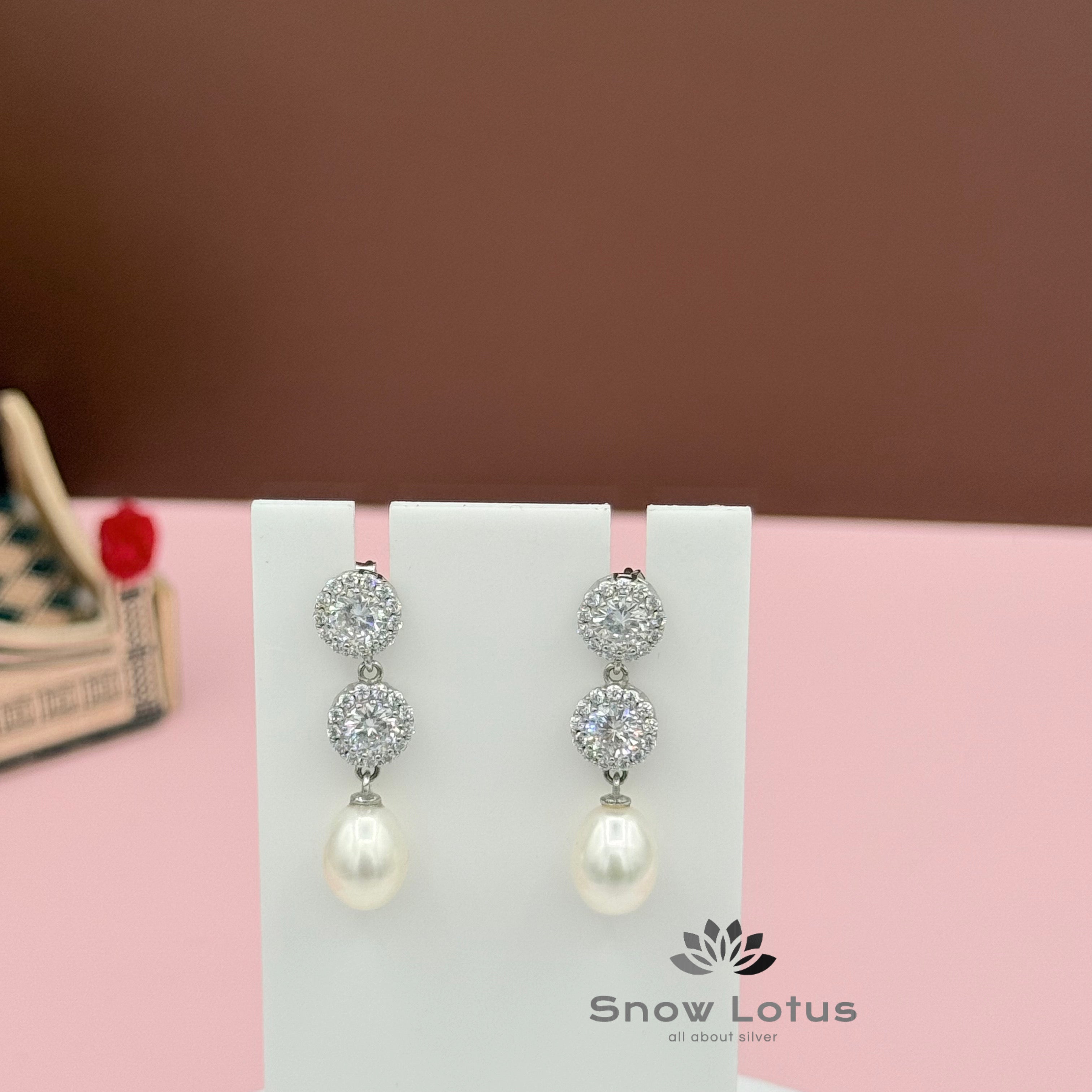 Solitaire CZ Earrings