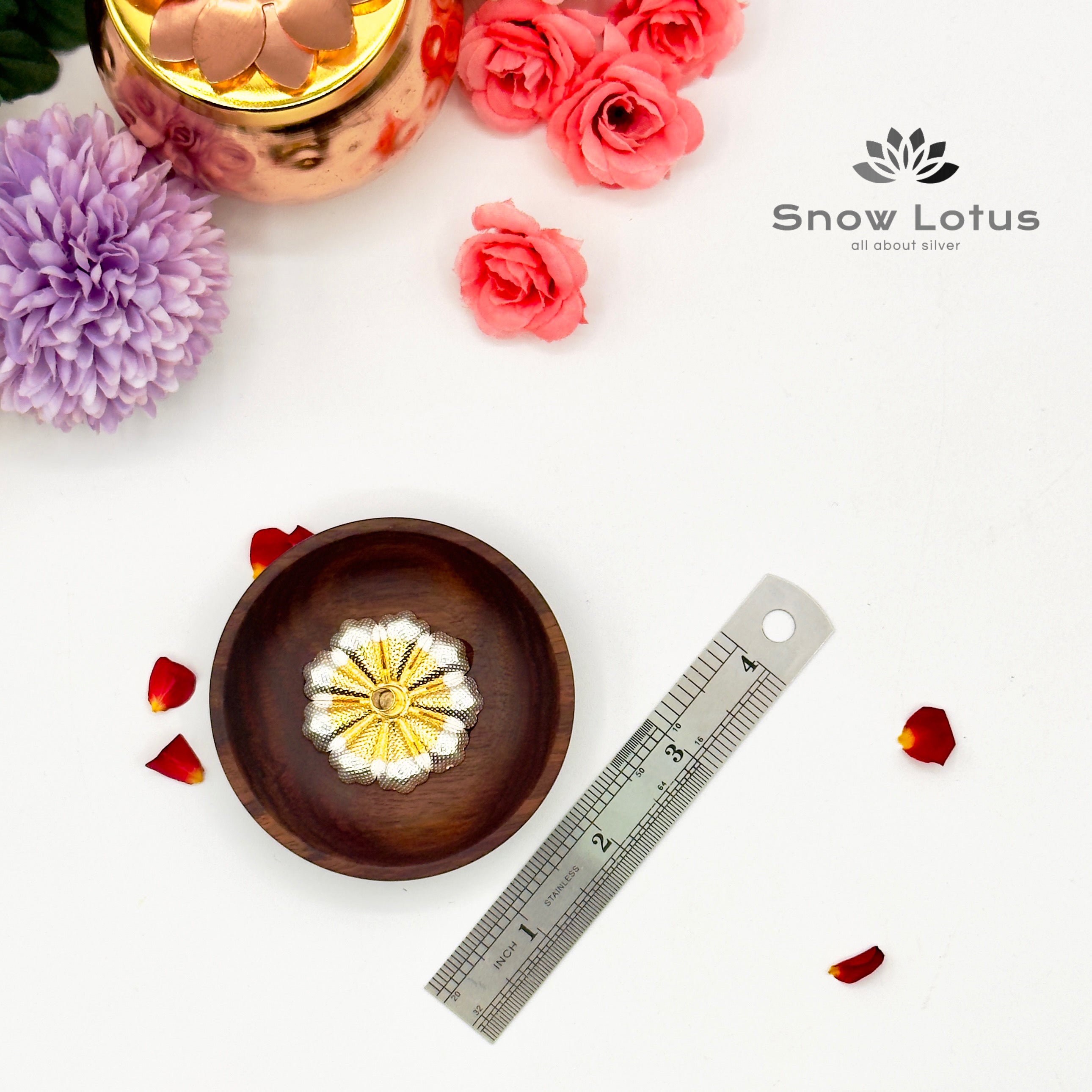 8.0 gms Rose Wood Flower Agarabathi Stand
