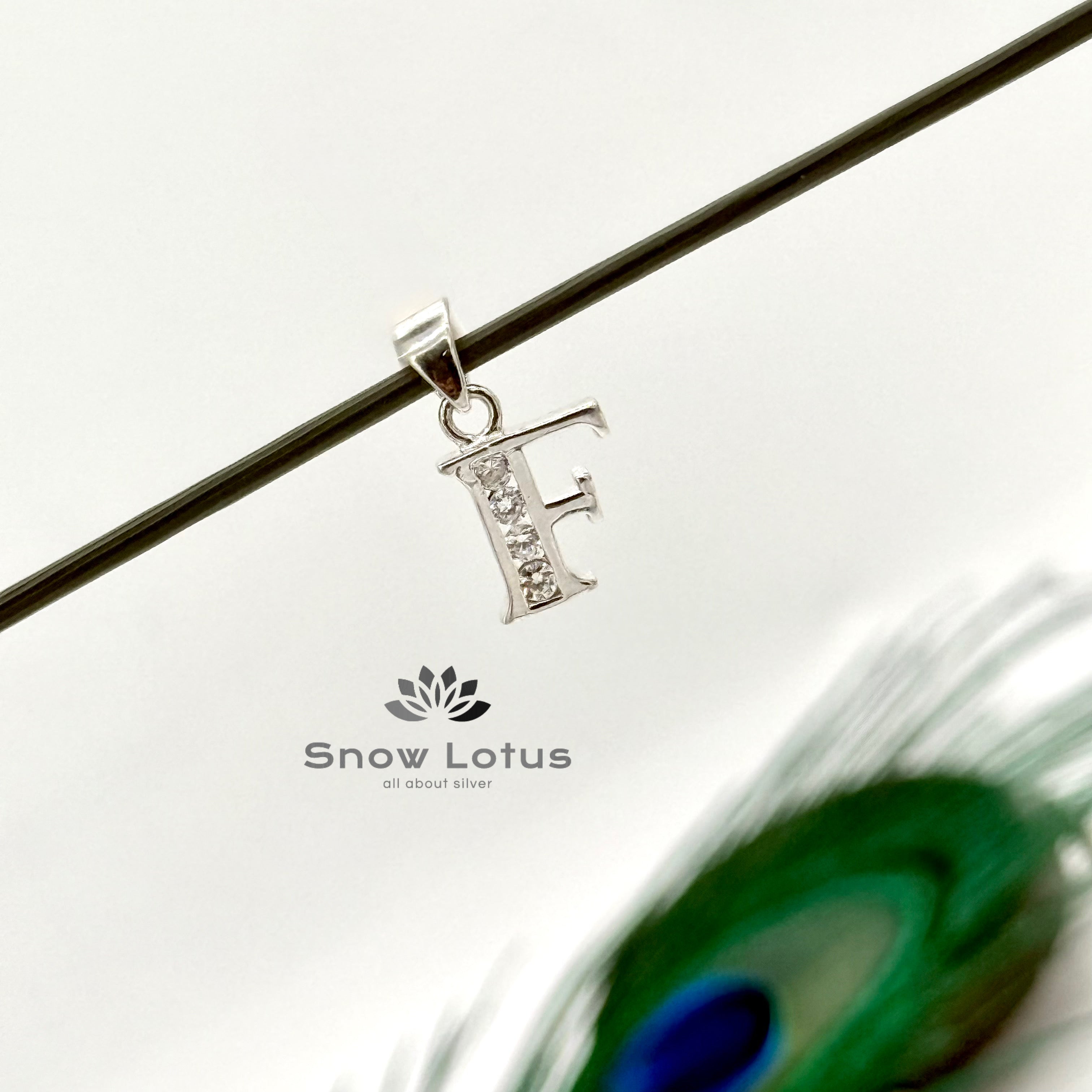 F Alphabet Pendant