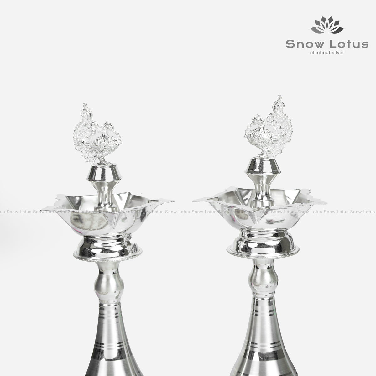 Drop Shape Nakshi Peacock Diyas M1